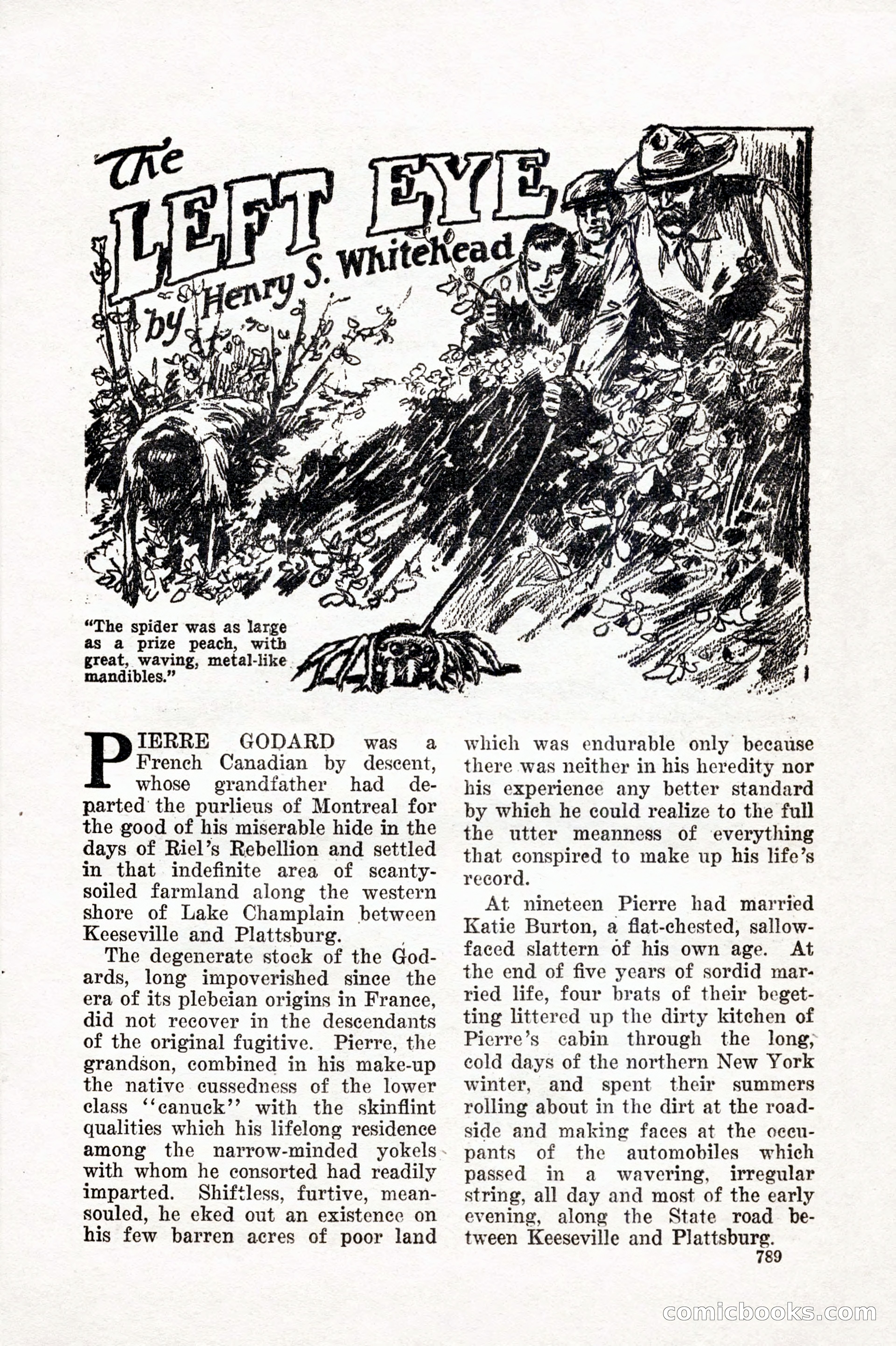 Weird Tales, Vol. IX No. 6 — page 71 of 148