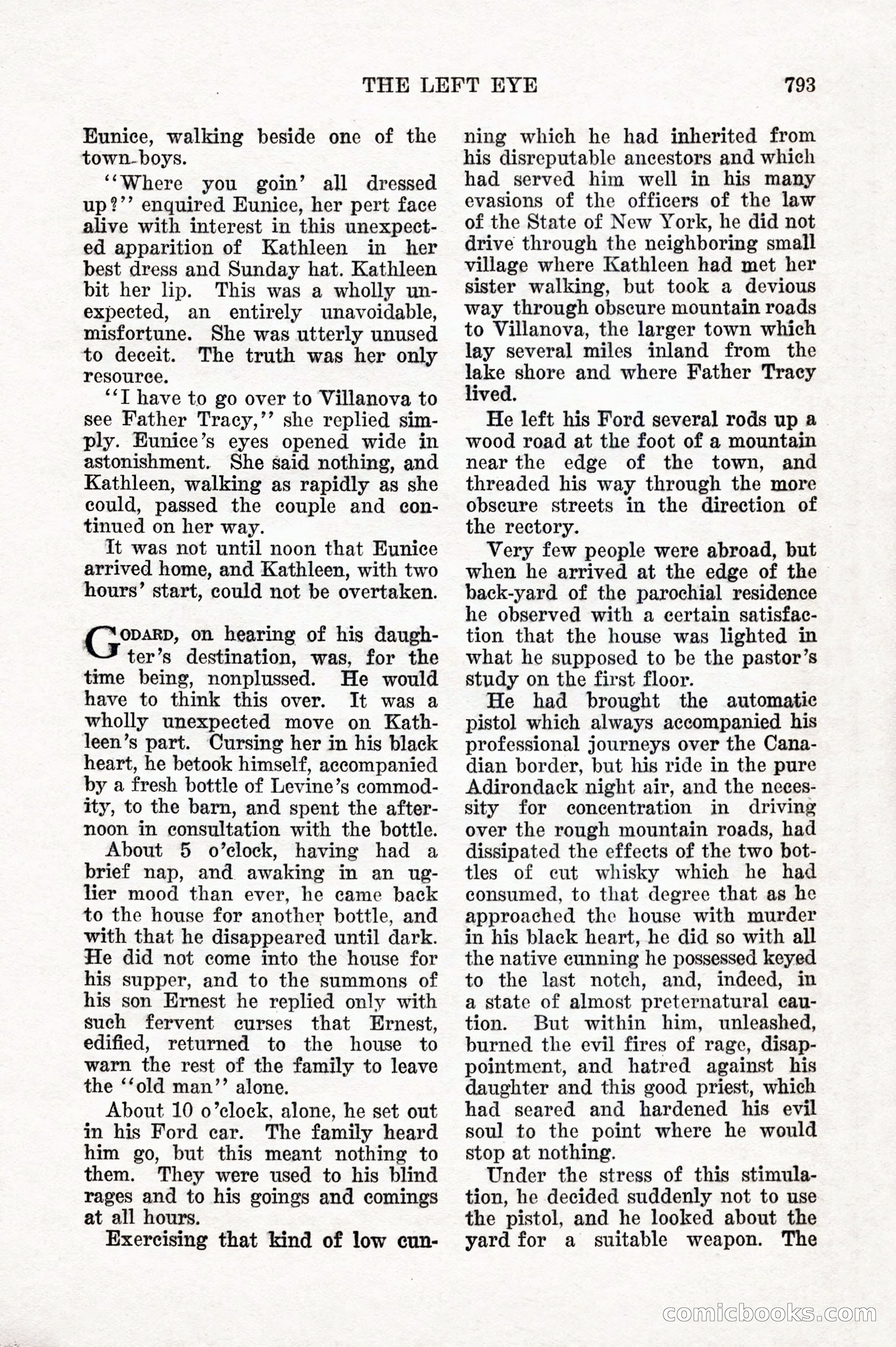 Weird Tales, Vol. IX No. 6 — page 75 of 148