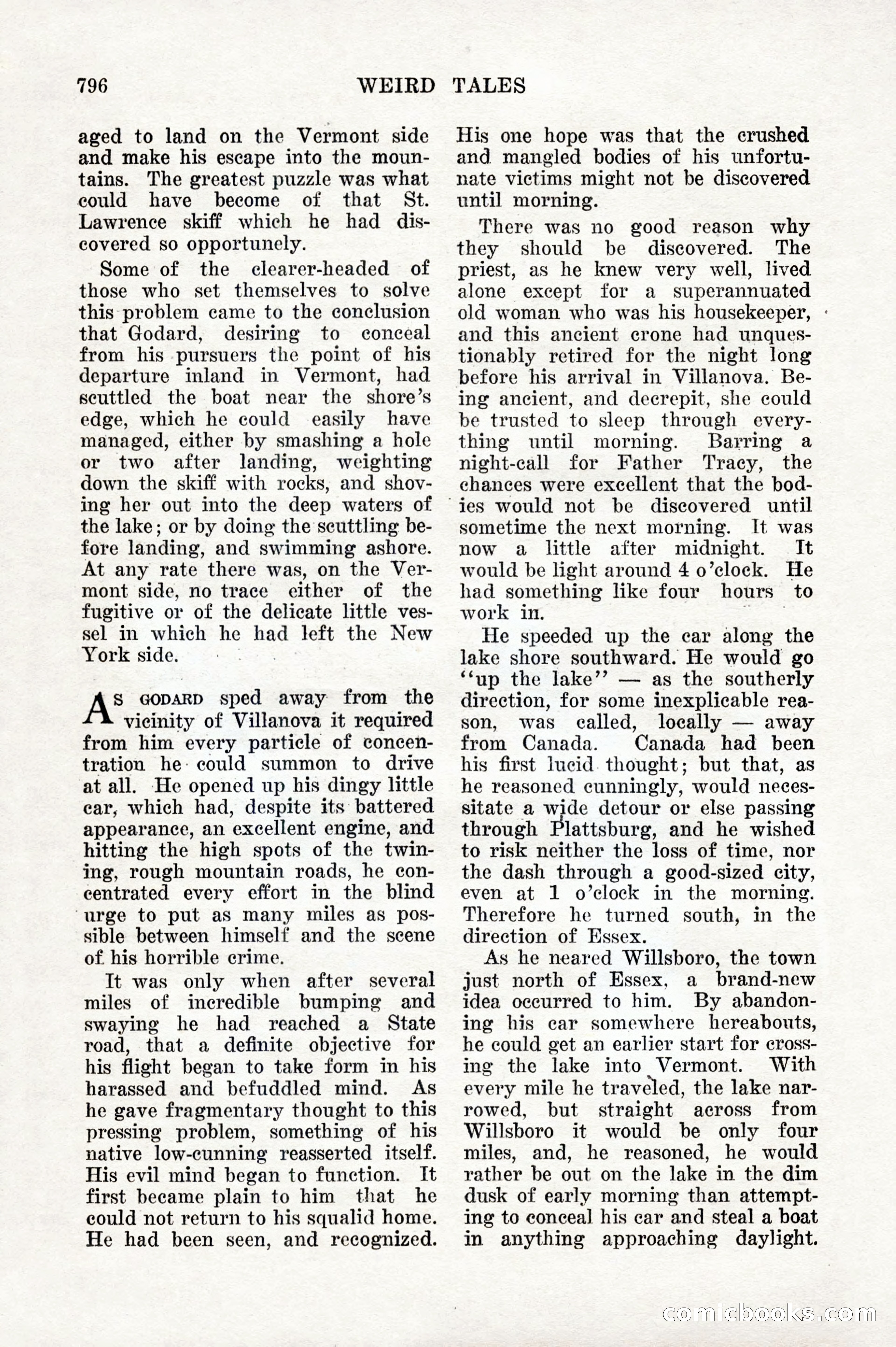 Weird Tales, Vol. IX No. 6 — page 78 of 148