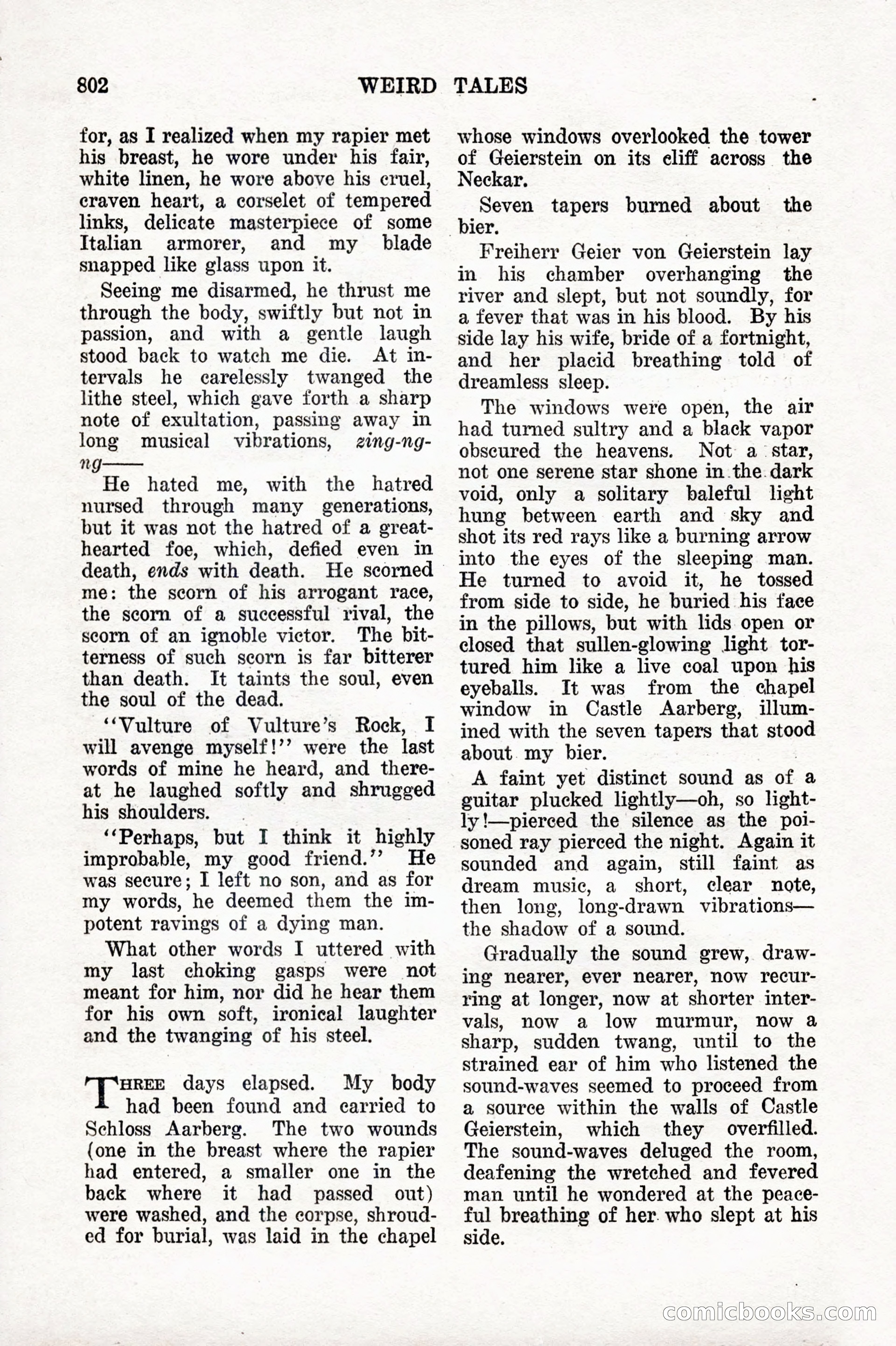 Weird Tales, Vol. IX No. 6 — page 84 of 148
