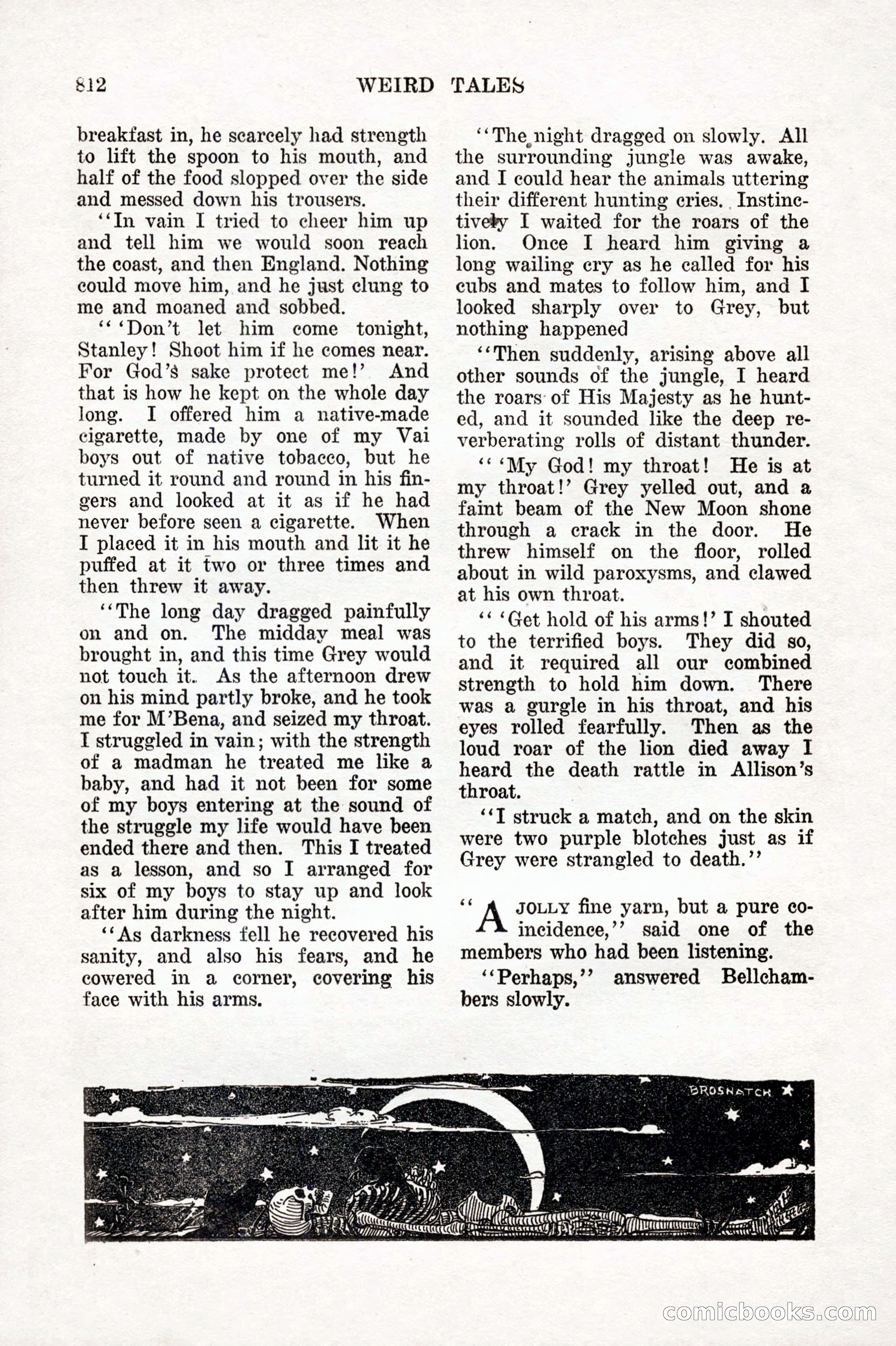 Weird Tales, Vol. IX No. 6 — page 94 of 148