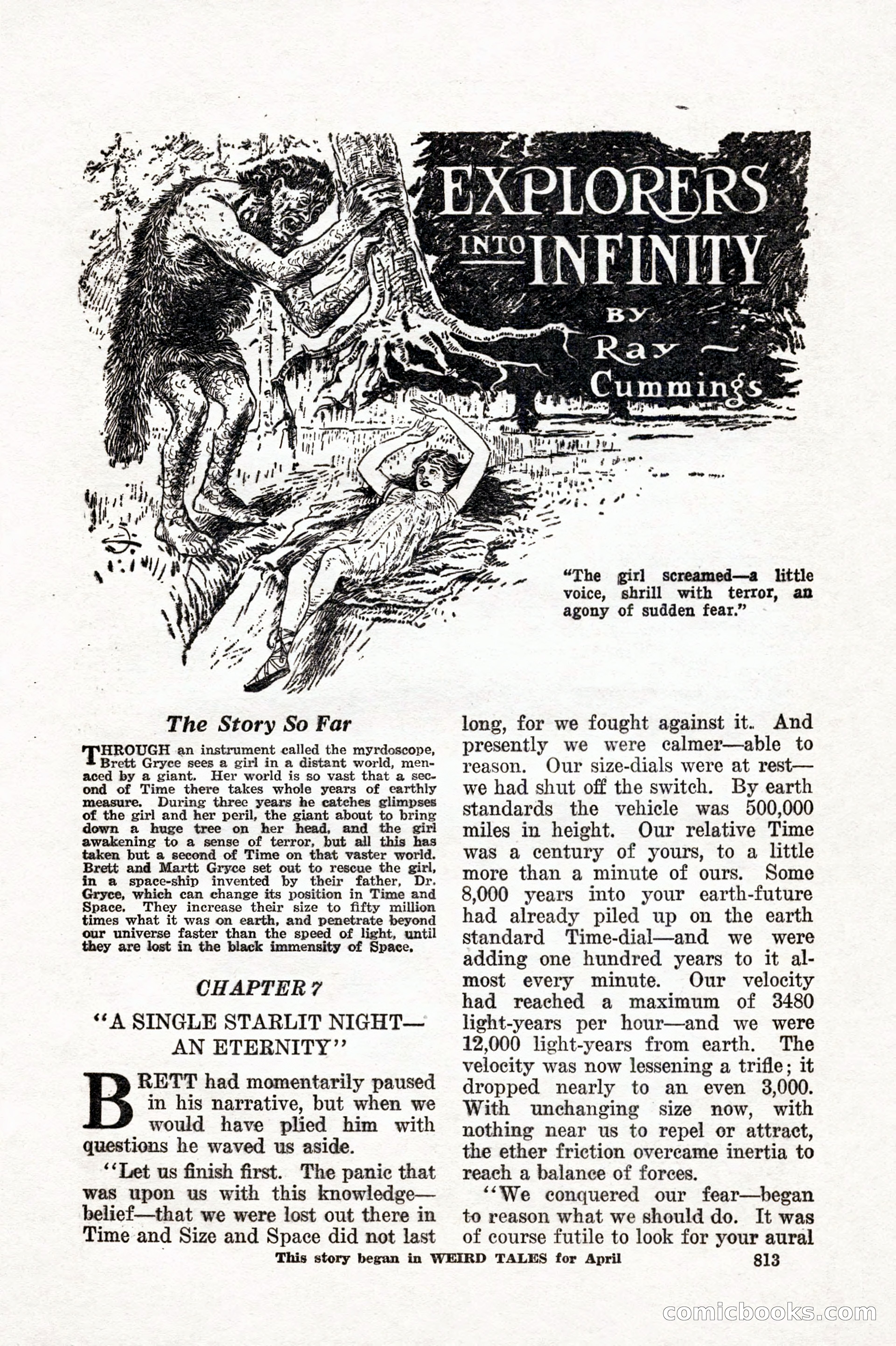 Weird Tales, Vol. IX No. 6 — page 95 of 148
