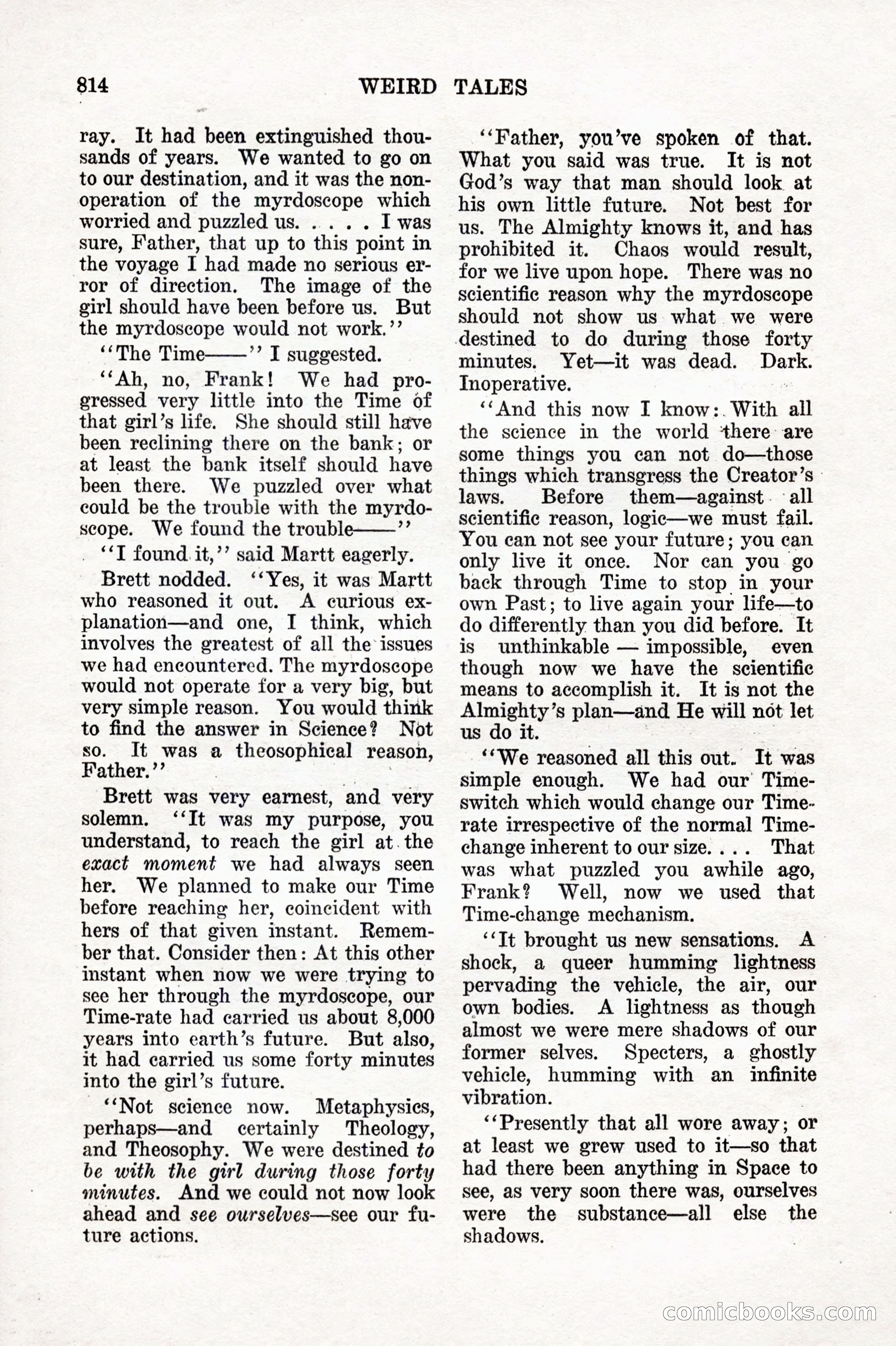 Weird Tales, Vol. IX No. 6 — page 96 of 148