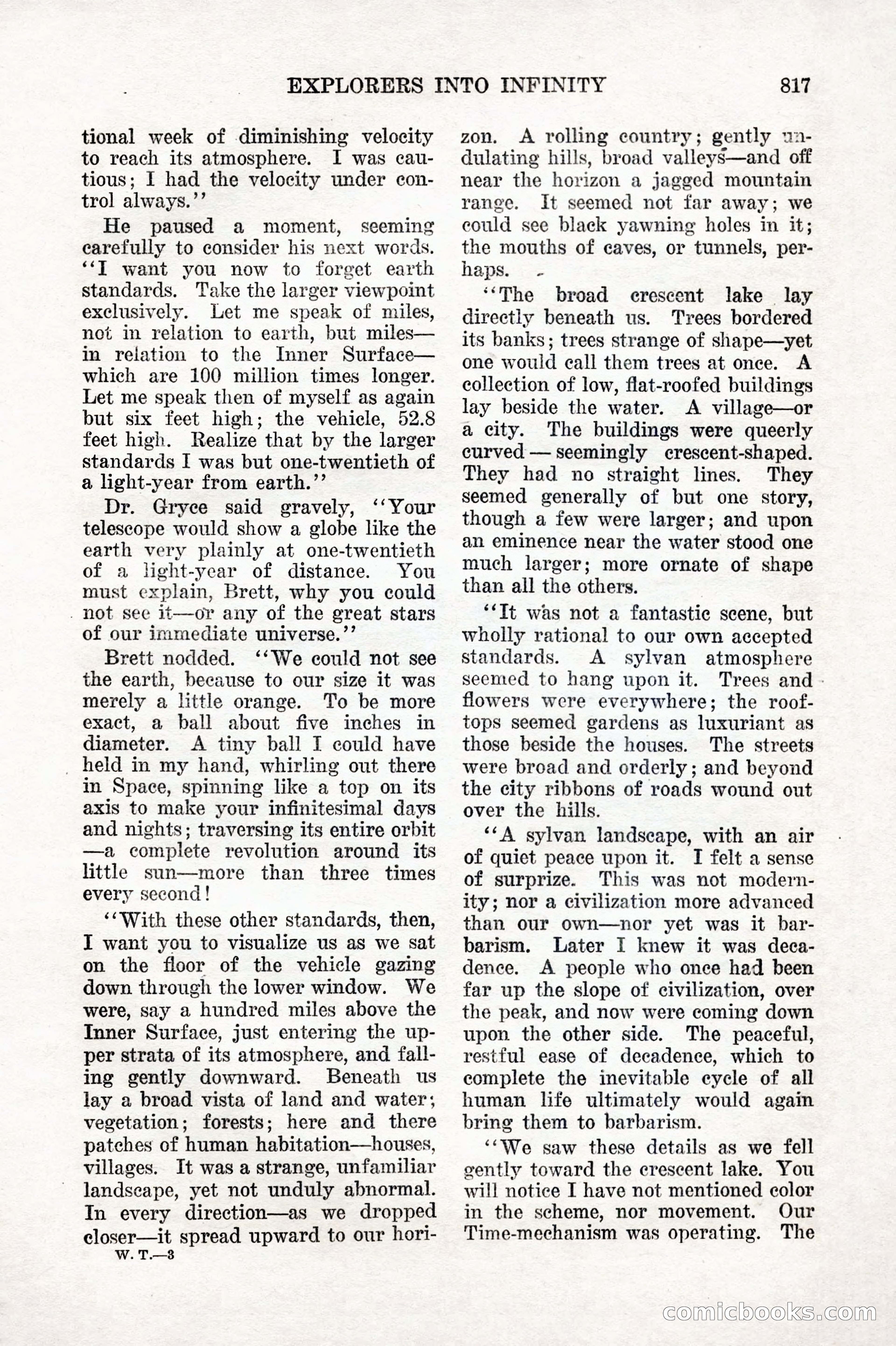 Weird Tales, Vol. IX No. 6 — page 99 of 148