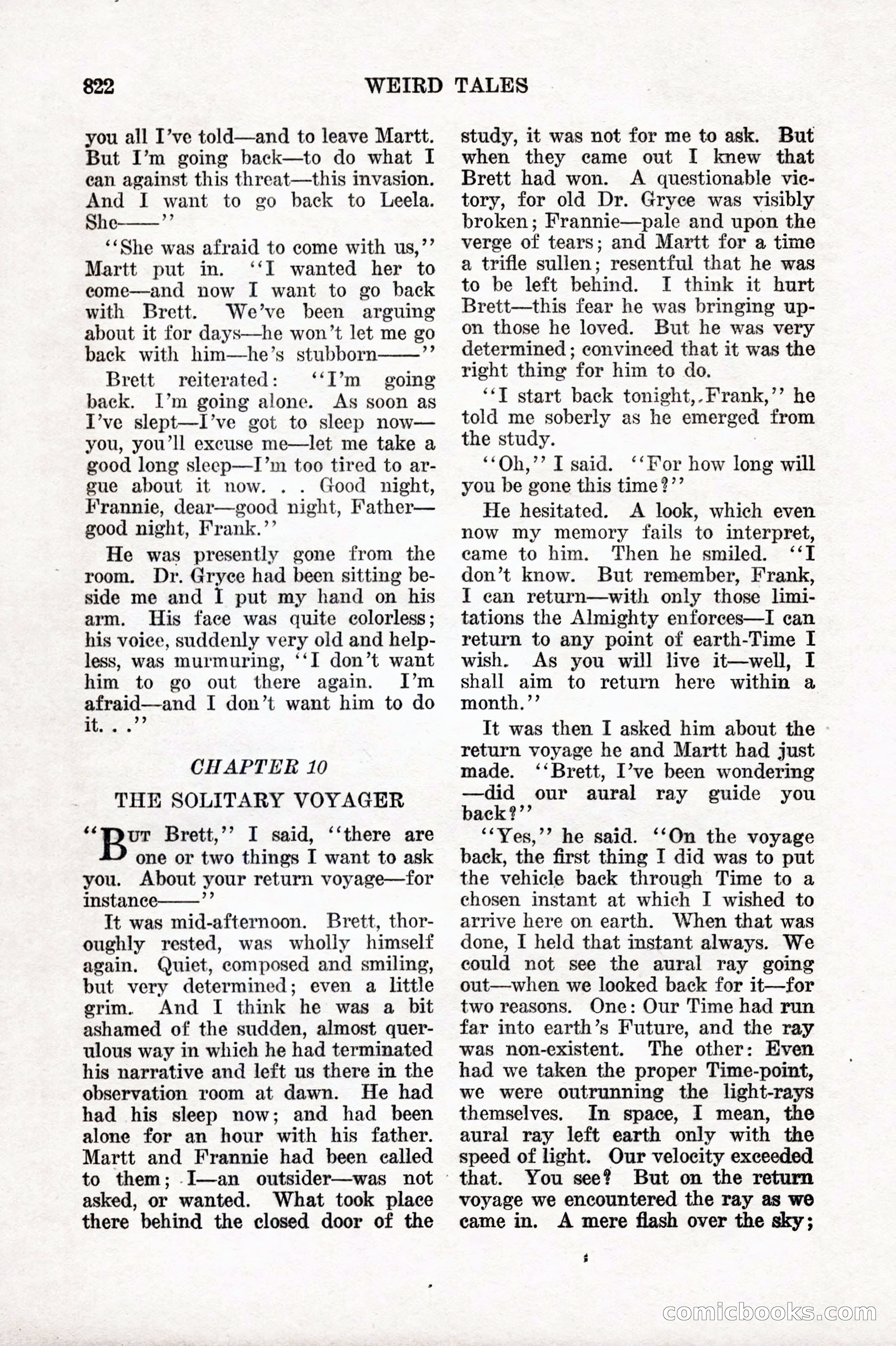 Weird Tales, Vol. IX No. 6 — page 104 of 148