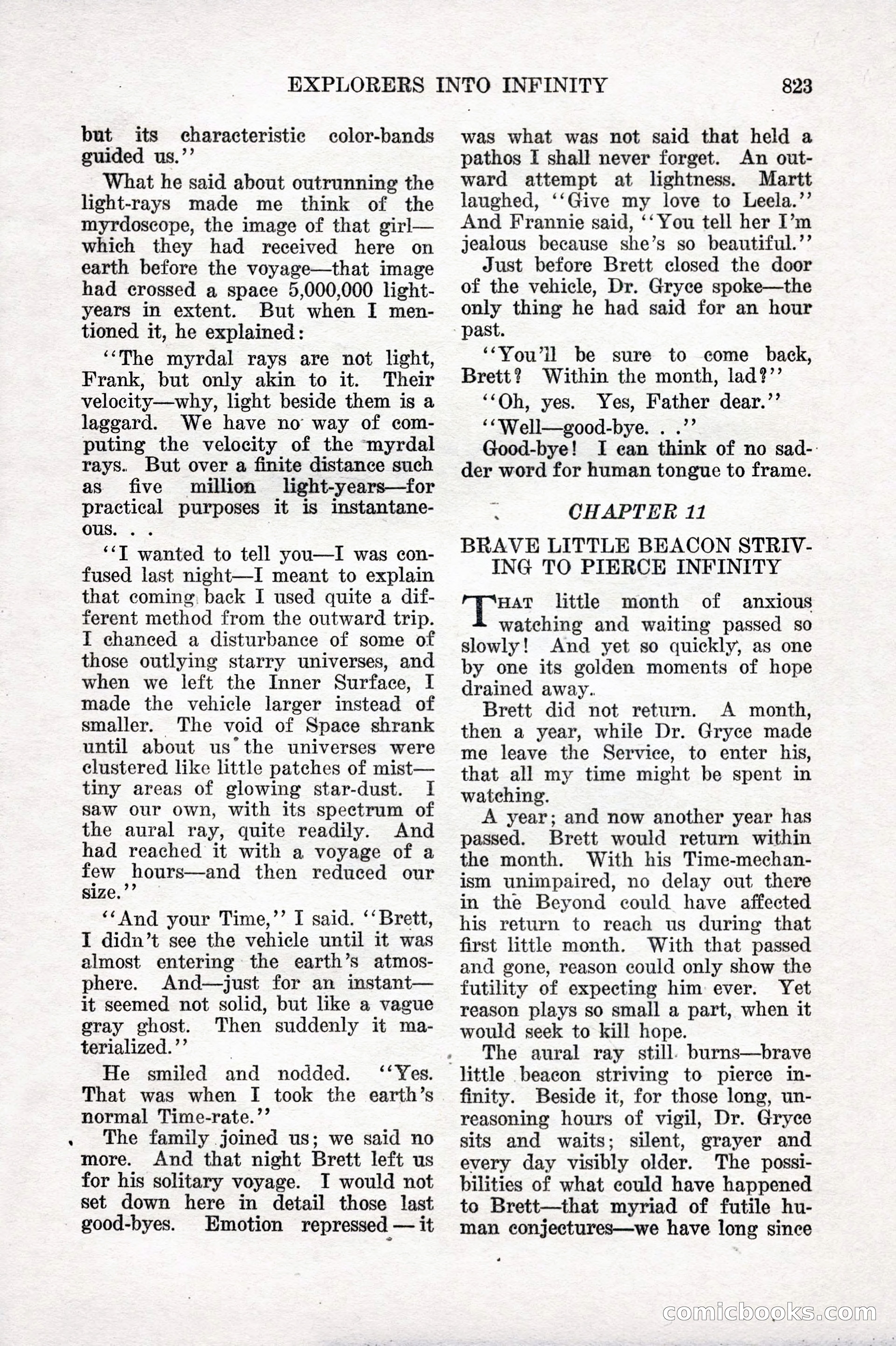 Weird Tales, Vol. IX No. 6 — page 105 of 148