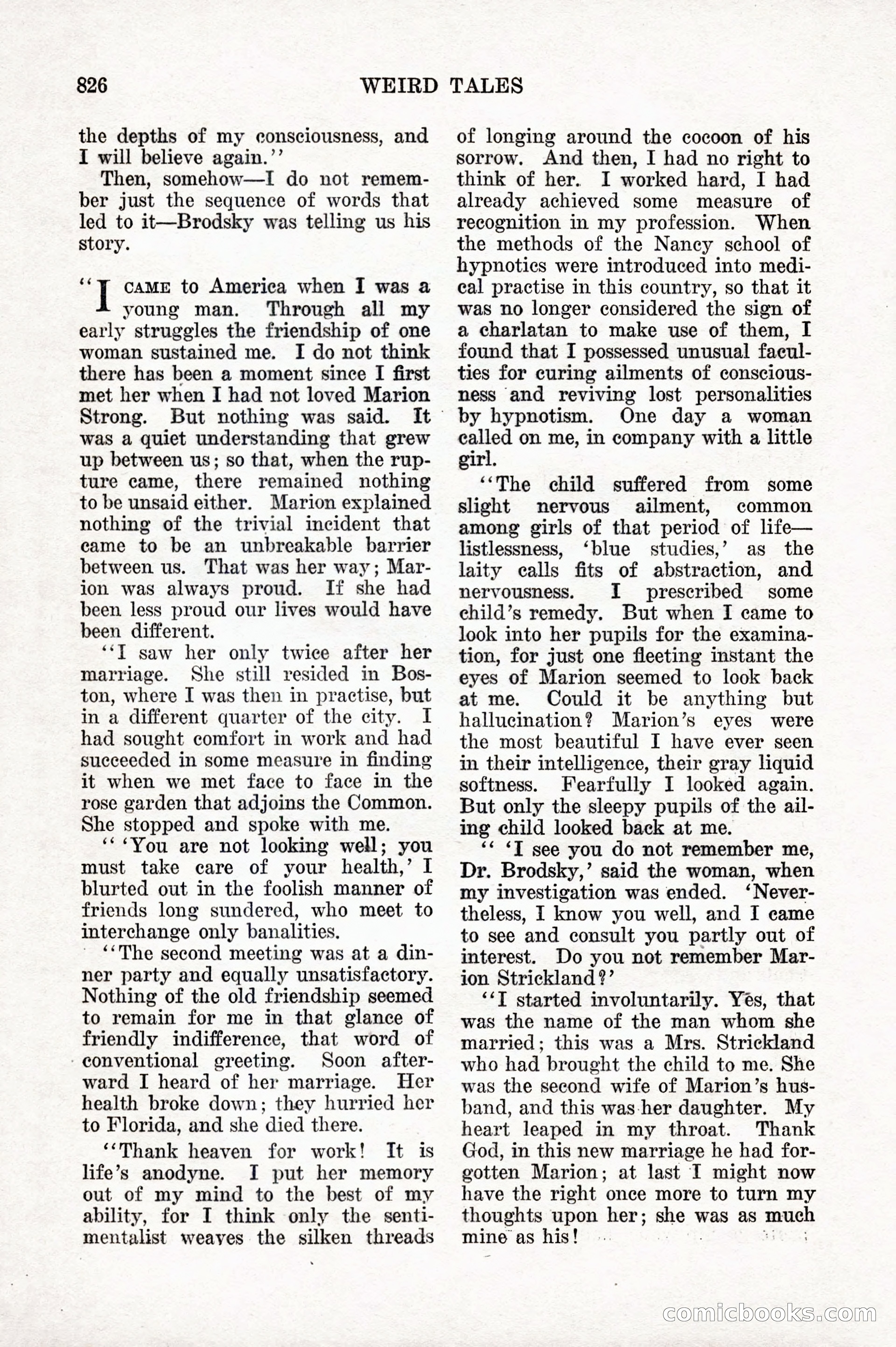 Weird Tales, Vol. IX No. 6 — page 108 of 148