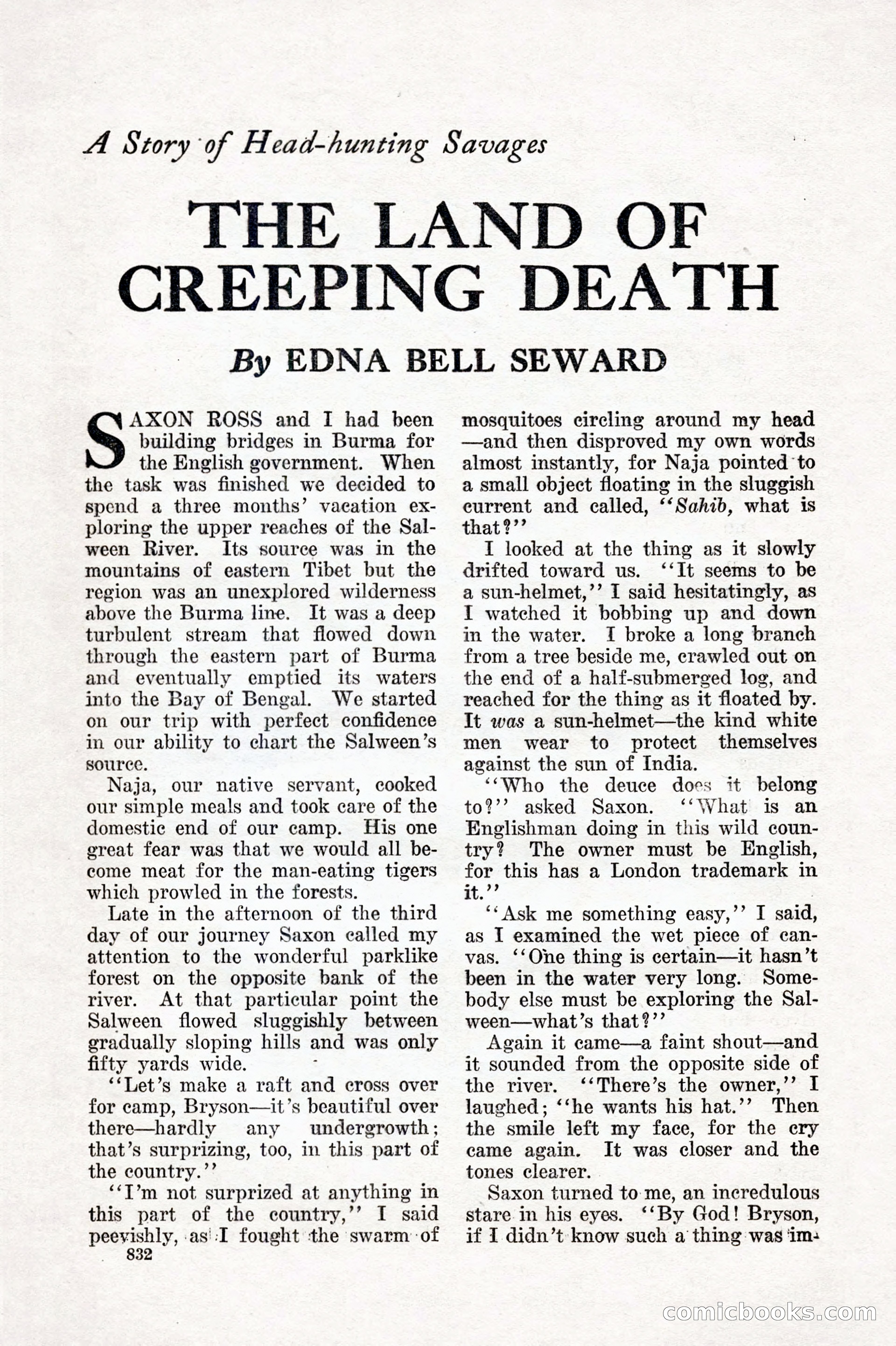 Weird Tales, Vol. IX No. 6 — page 114 of 148