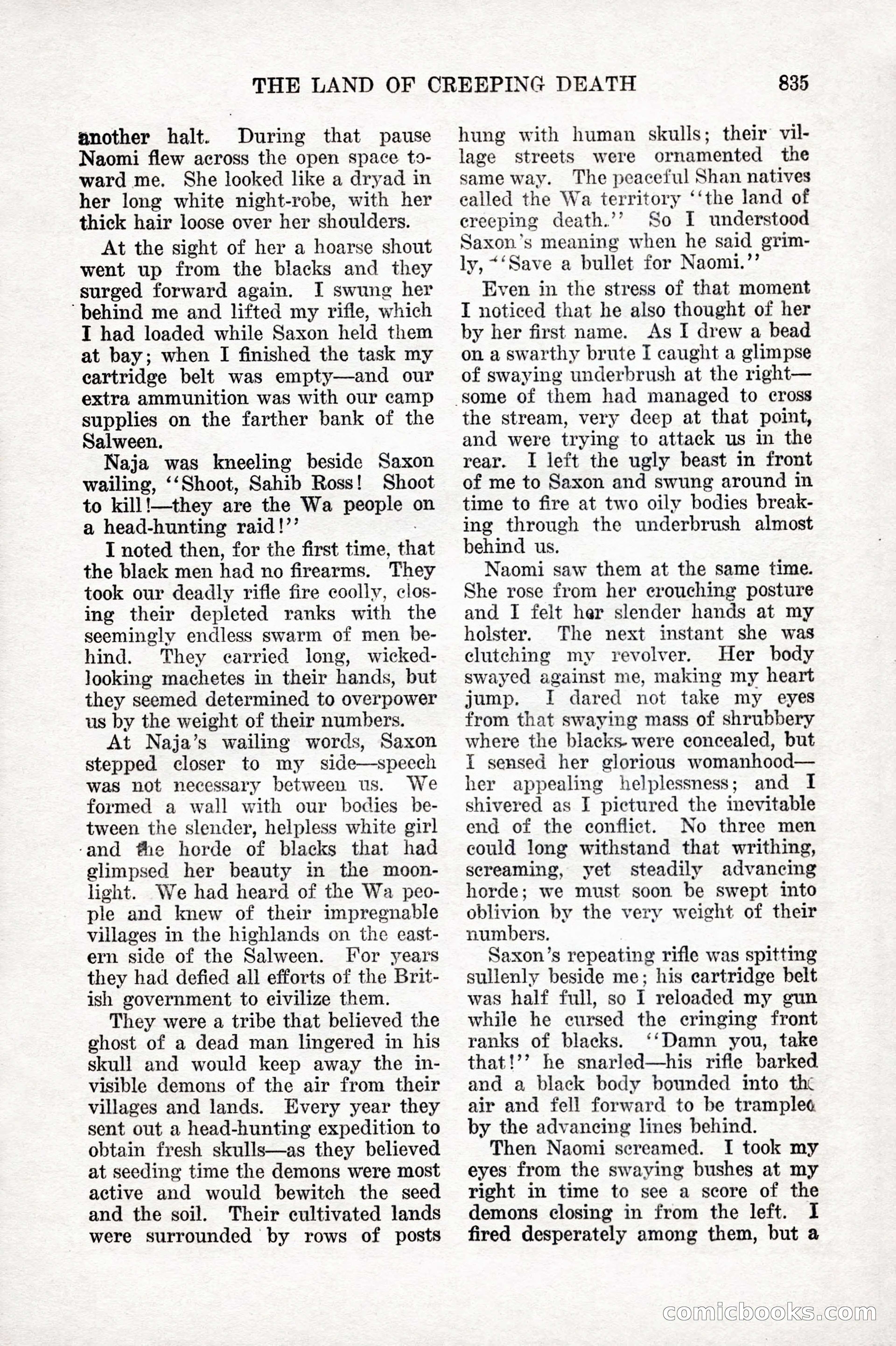 Weird Tales, Vol. IX No. 6 — page 117 of 148
