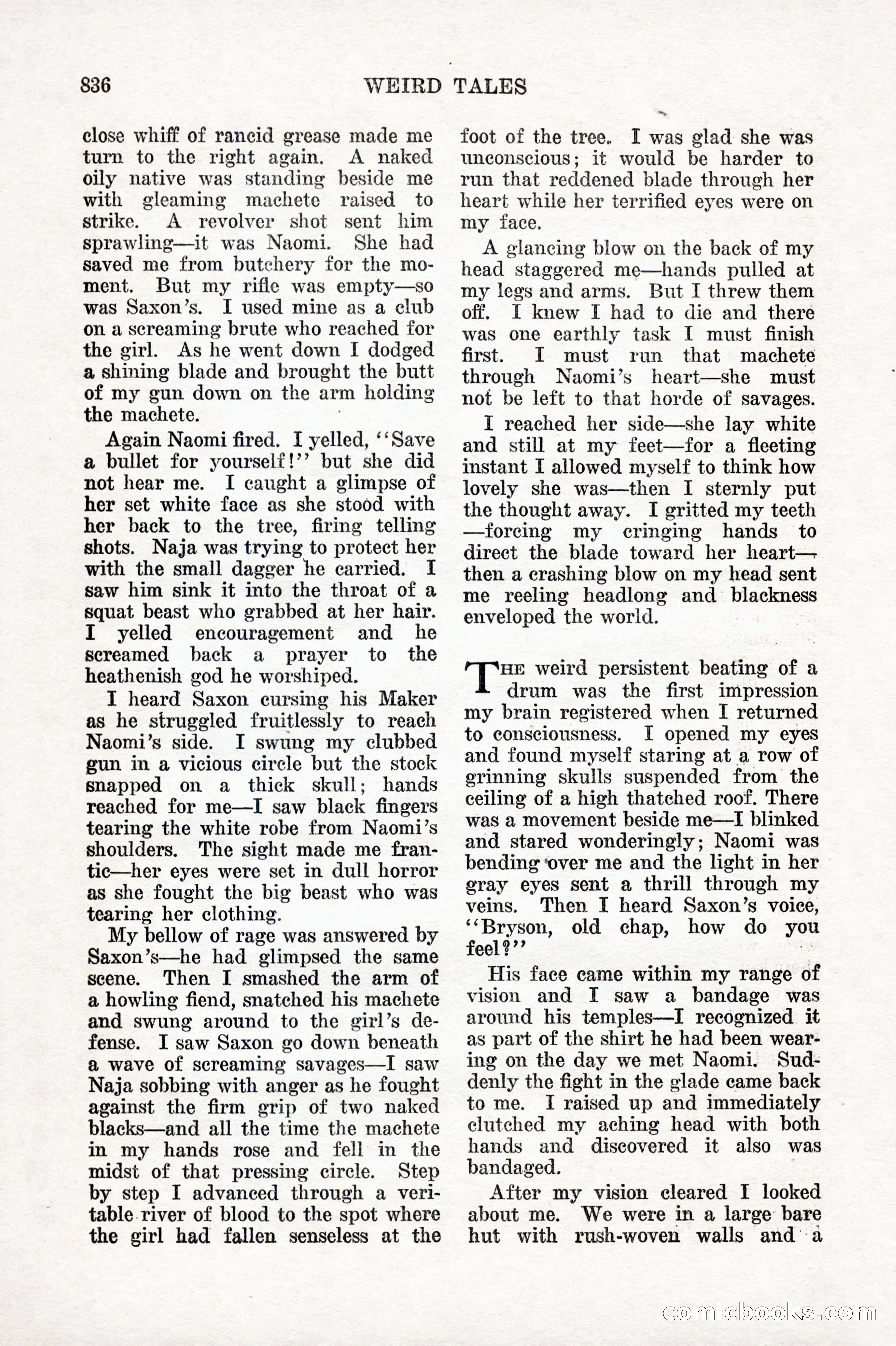 Weird Tales, Vol. IX No. 6 — page 118 of 148