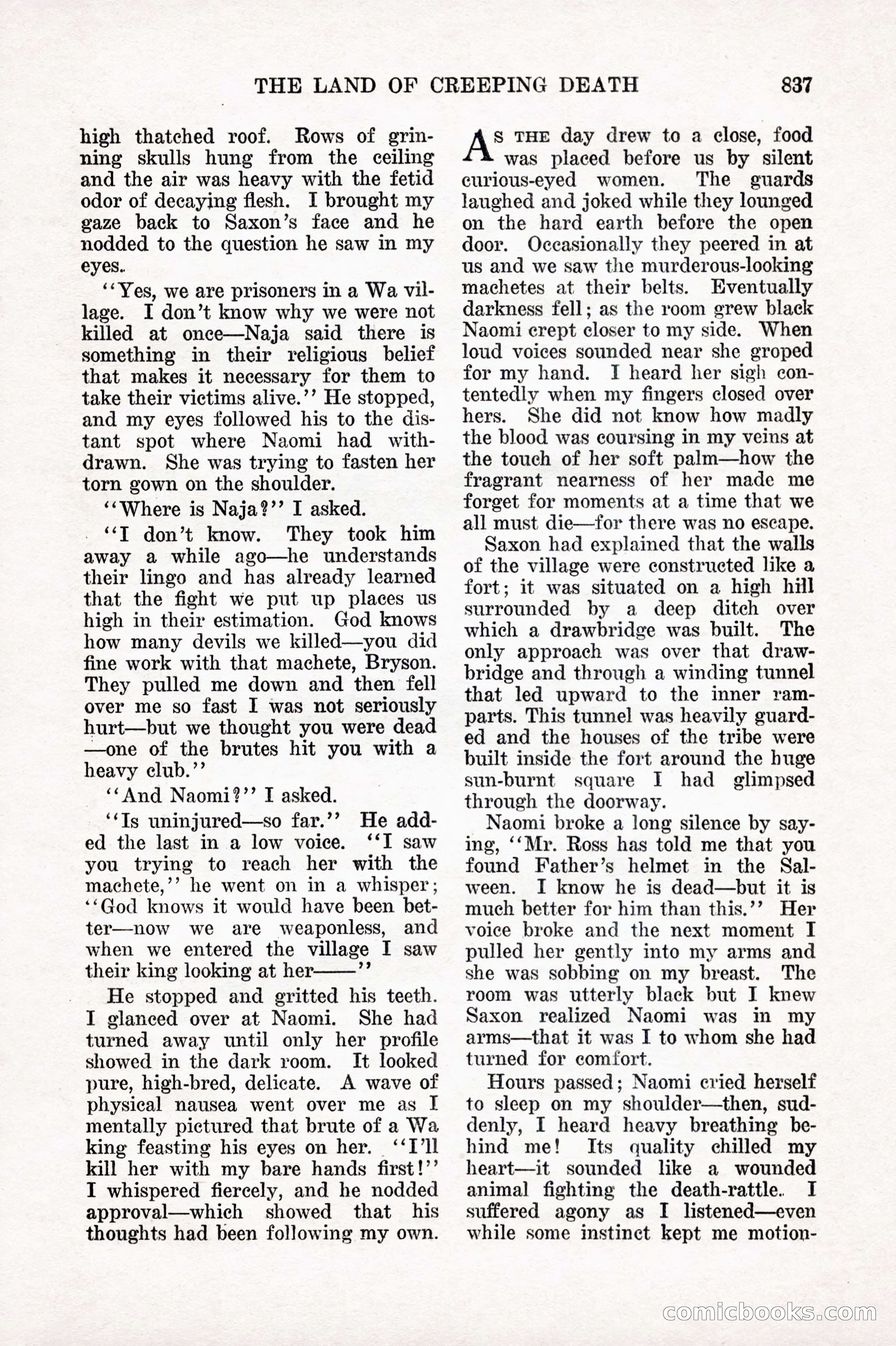 Weird Tales, Vol. IX No. 6 — page 119 of 148