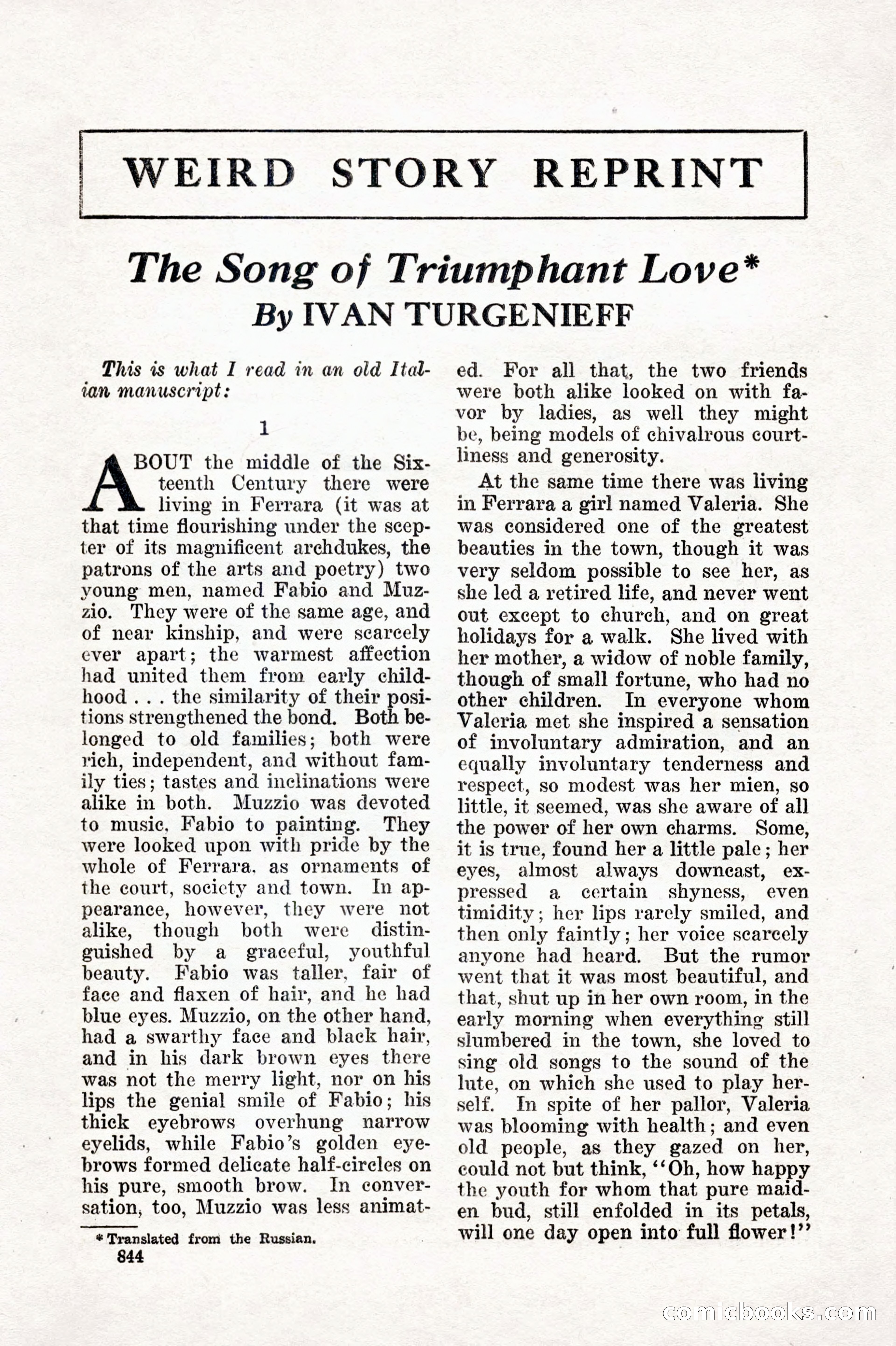 Weird Tales, Vol. IX No. 6 — page 126 of 148