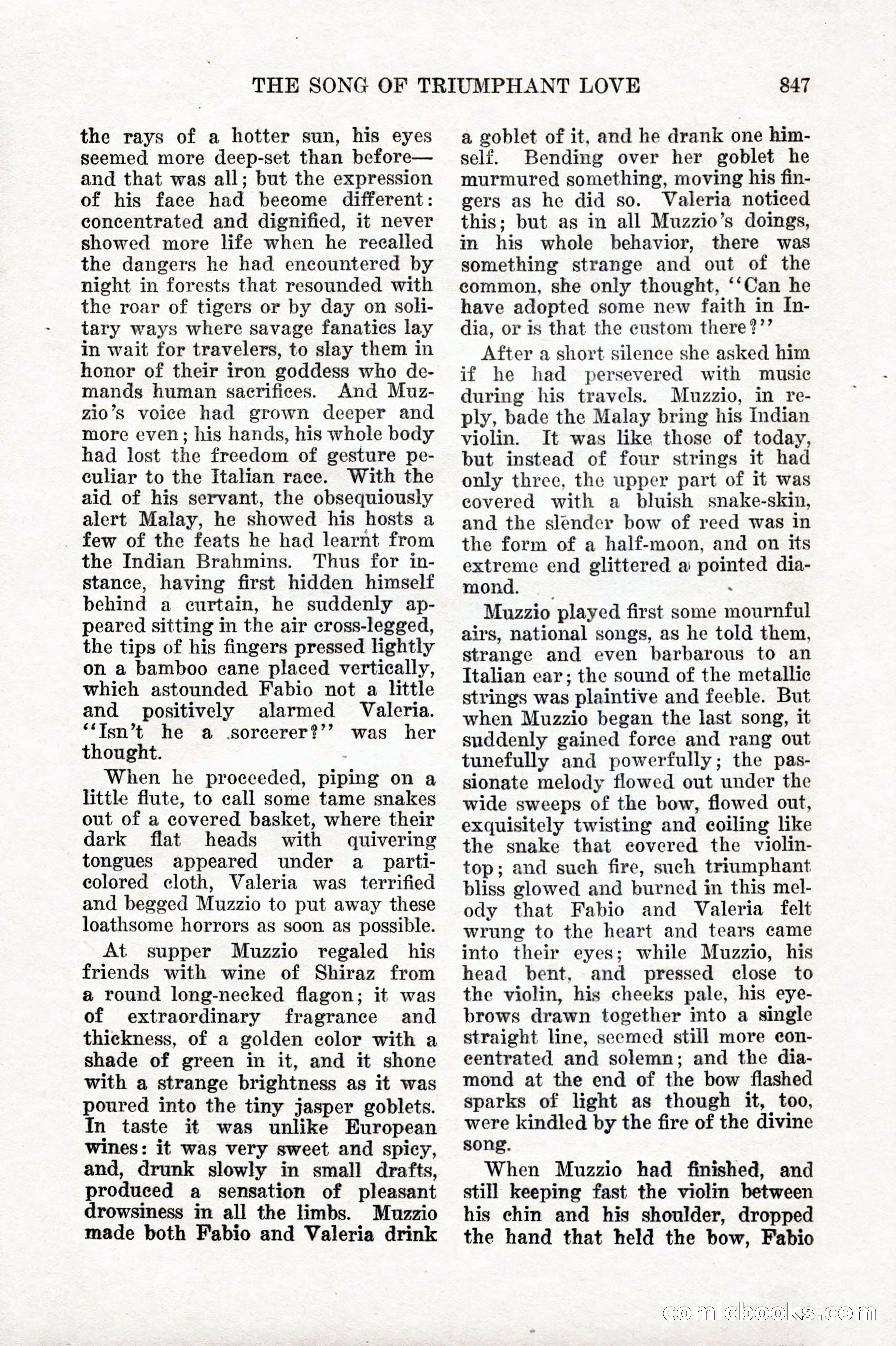Weird Tales, Vol. IX No. 6 — page 129 of 148