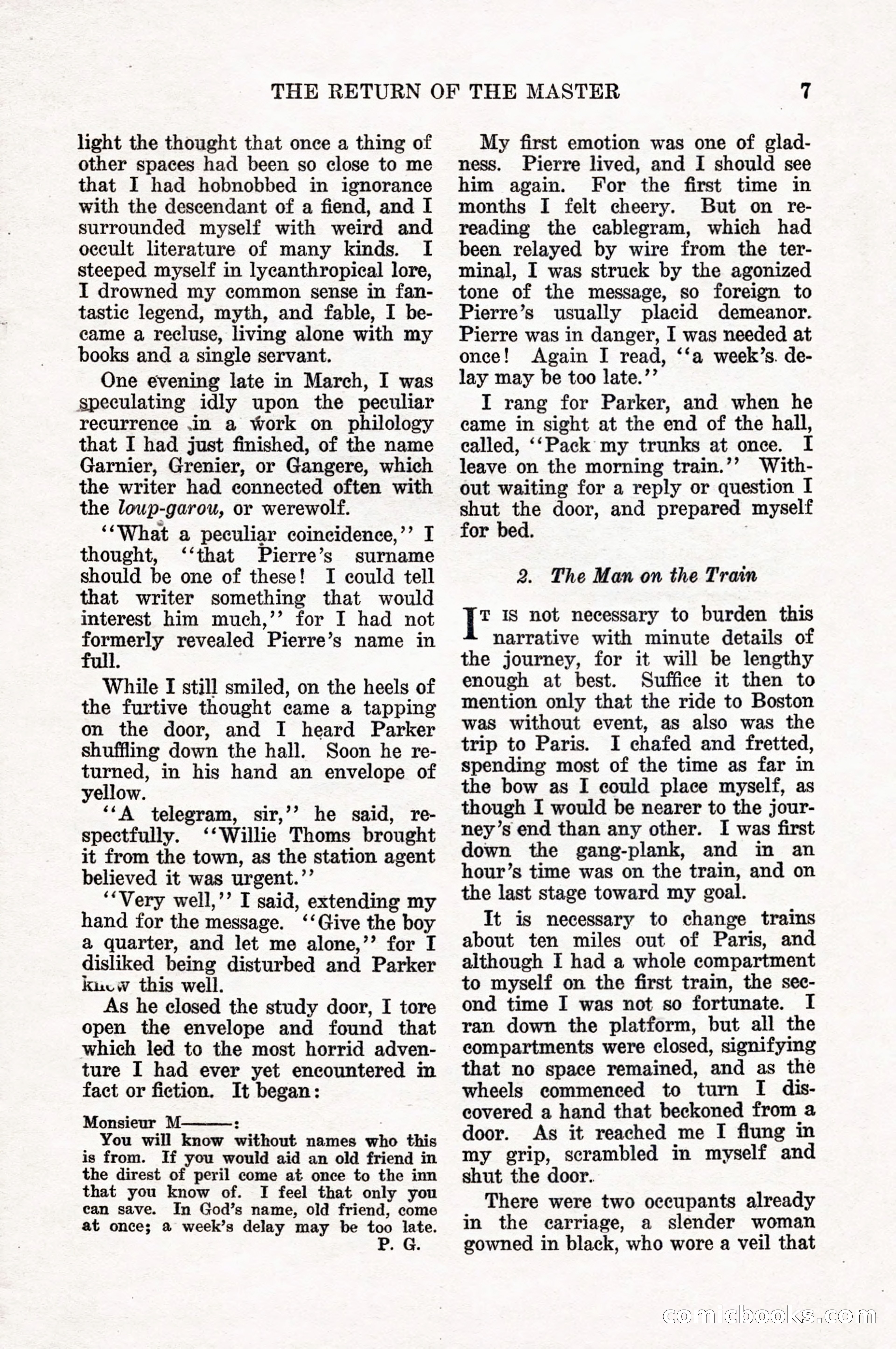 Weird Tales, Vol. 10, No. 1 — page 9 of 148