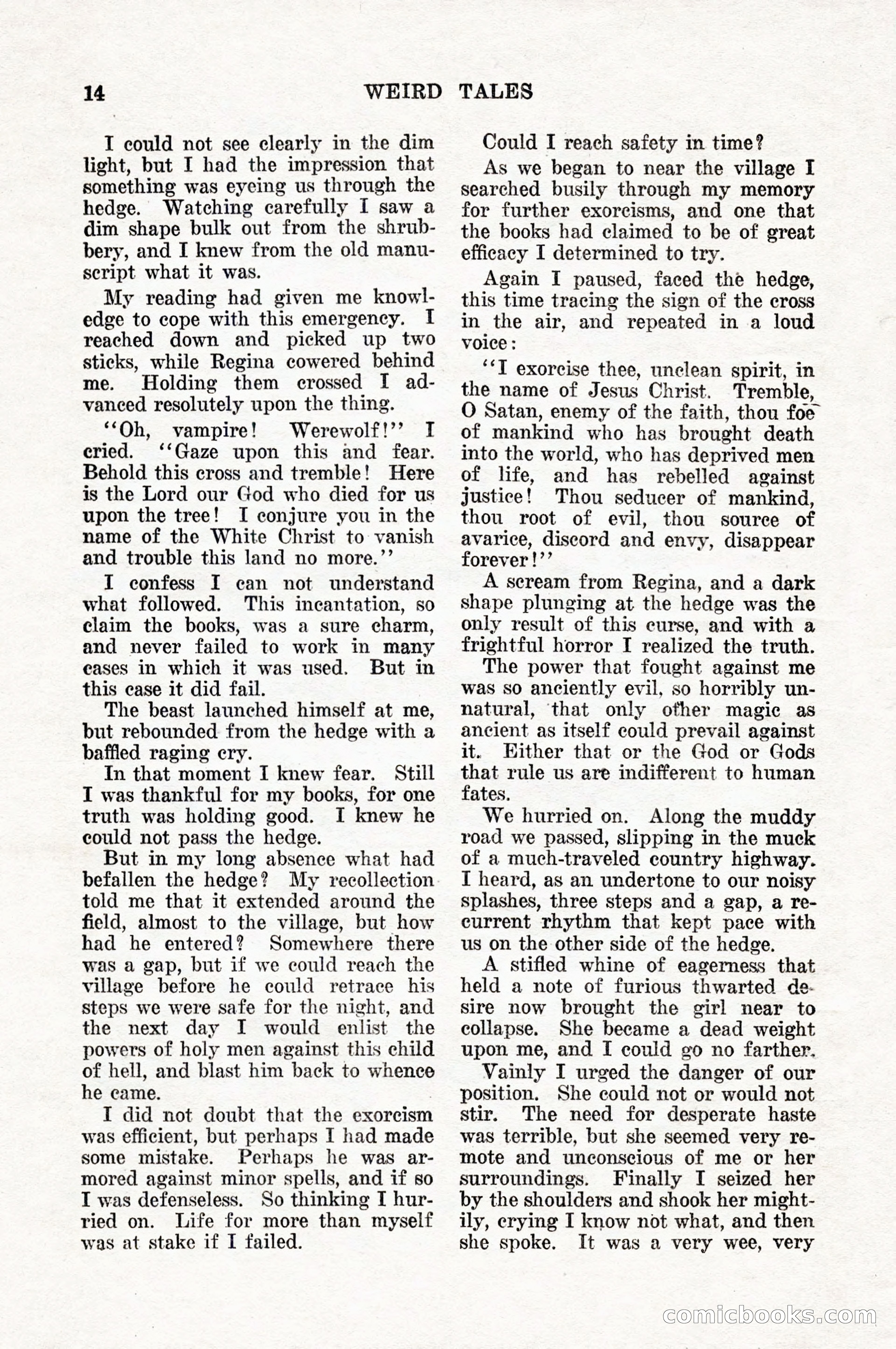 Weird Tales, Vol. 10, No. 1 — page 16 of 148