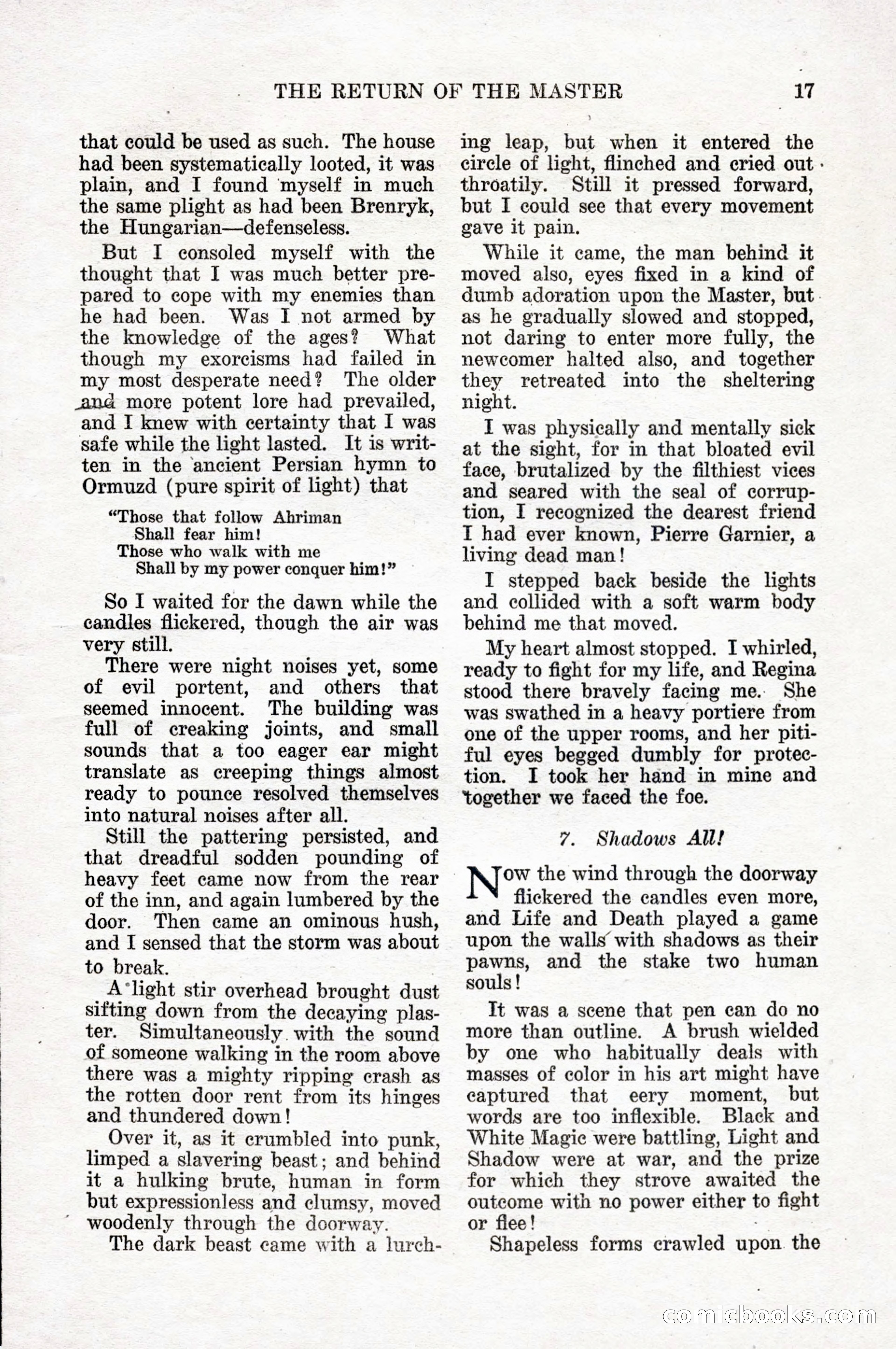 Weird Tales, Vol. 10, No. 1 — page 19 of 148
