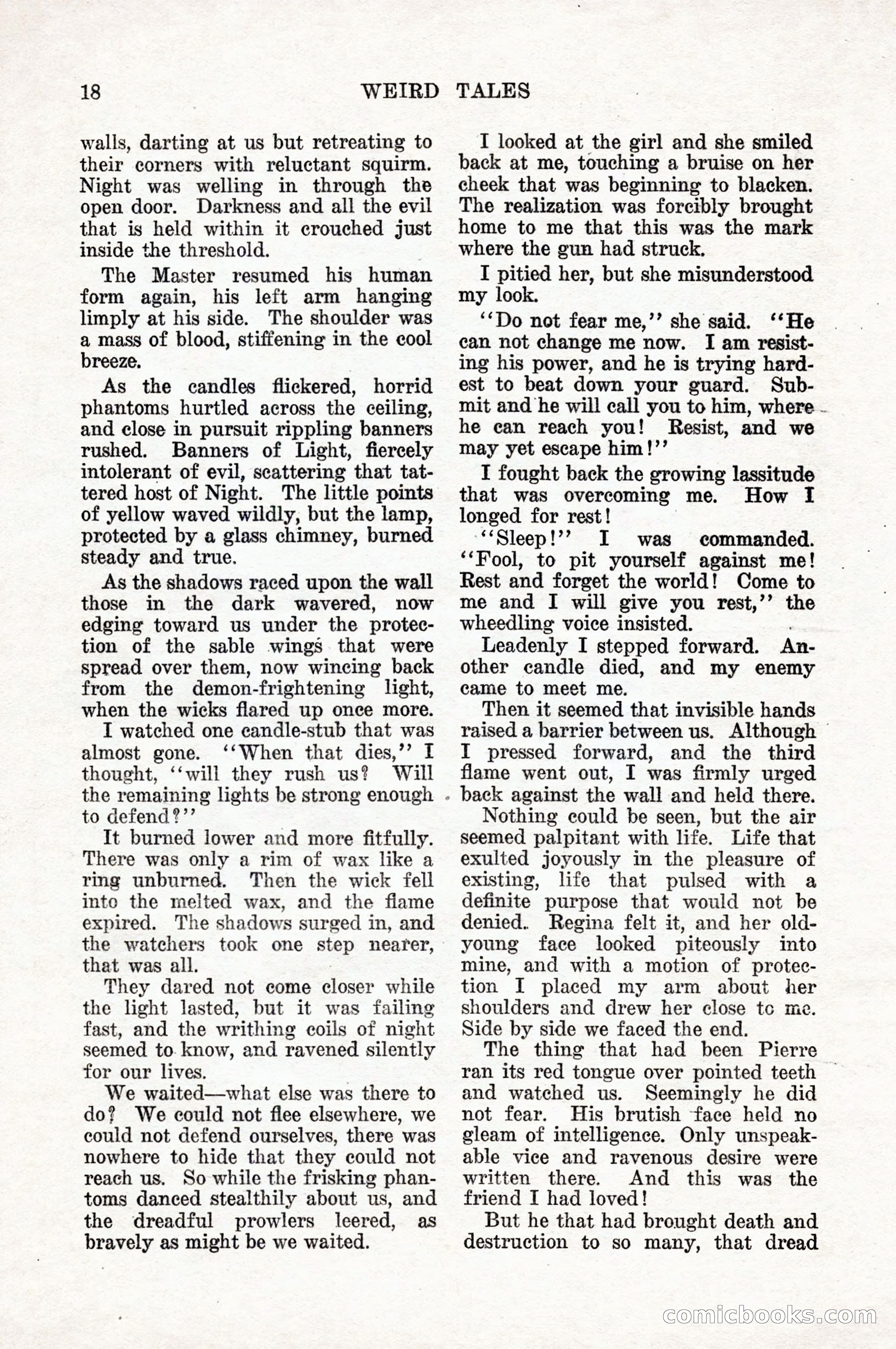 Weird Tales, Vol. 10, No. 1 — page 20 of 148