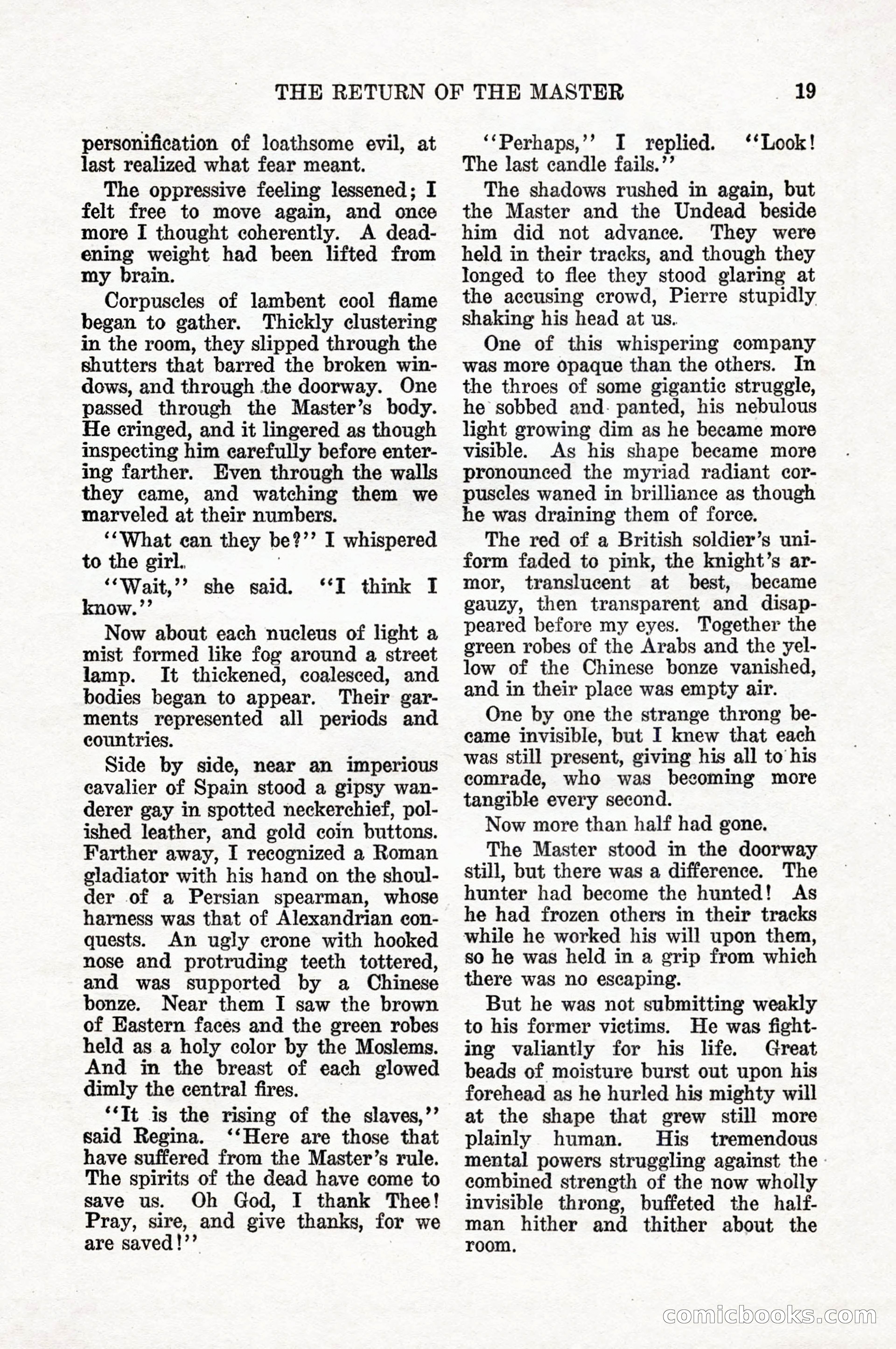 Weird Tales, Vol. 10, No. 1 — page 21 of 148