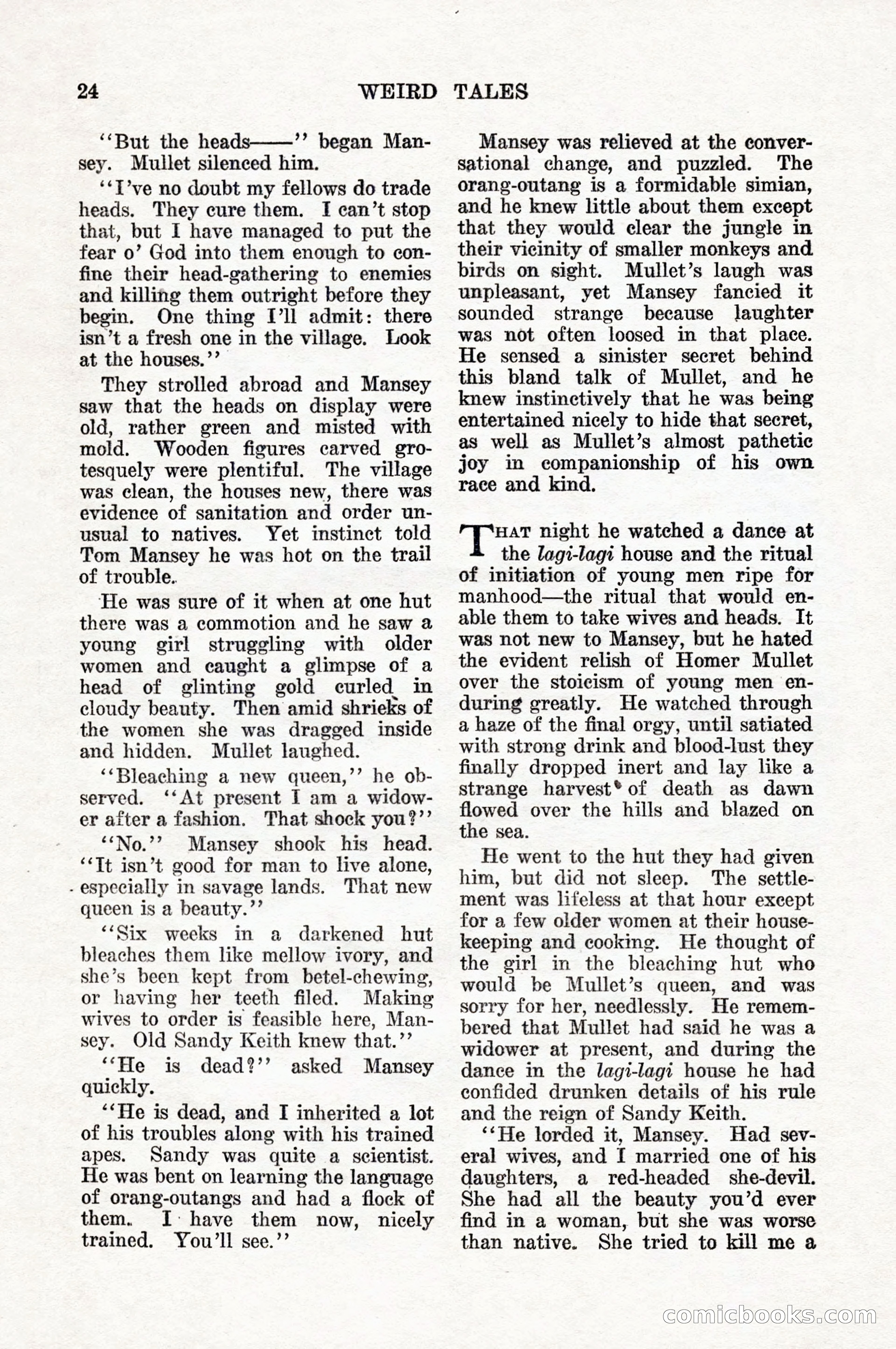 Weird Tales, Vol. 10, No. 1 — page 26 of 148