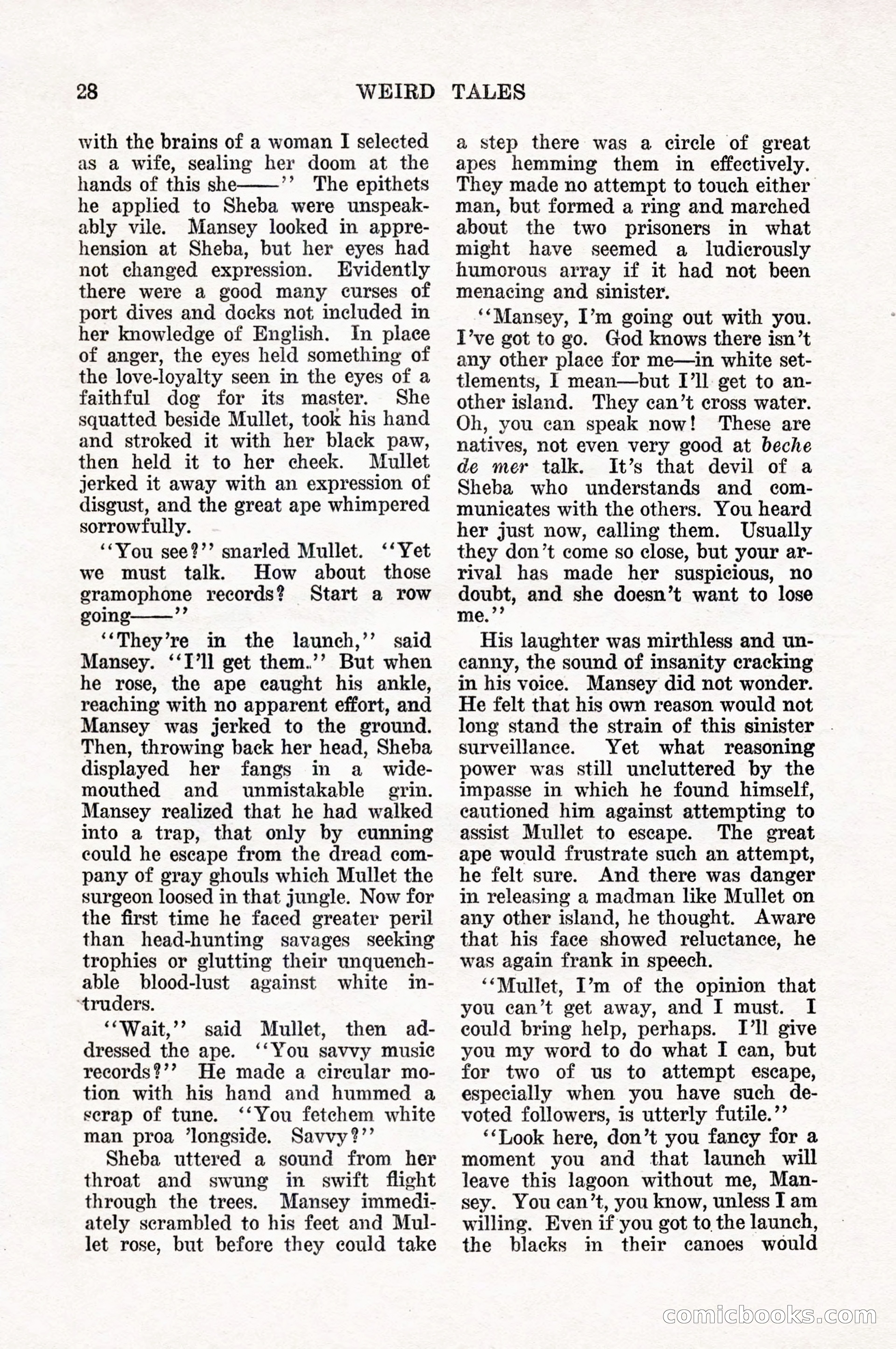 Weird Tales, Vol. 10, No. 1 — page 30 of 148