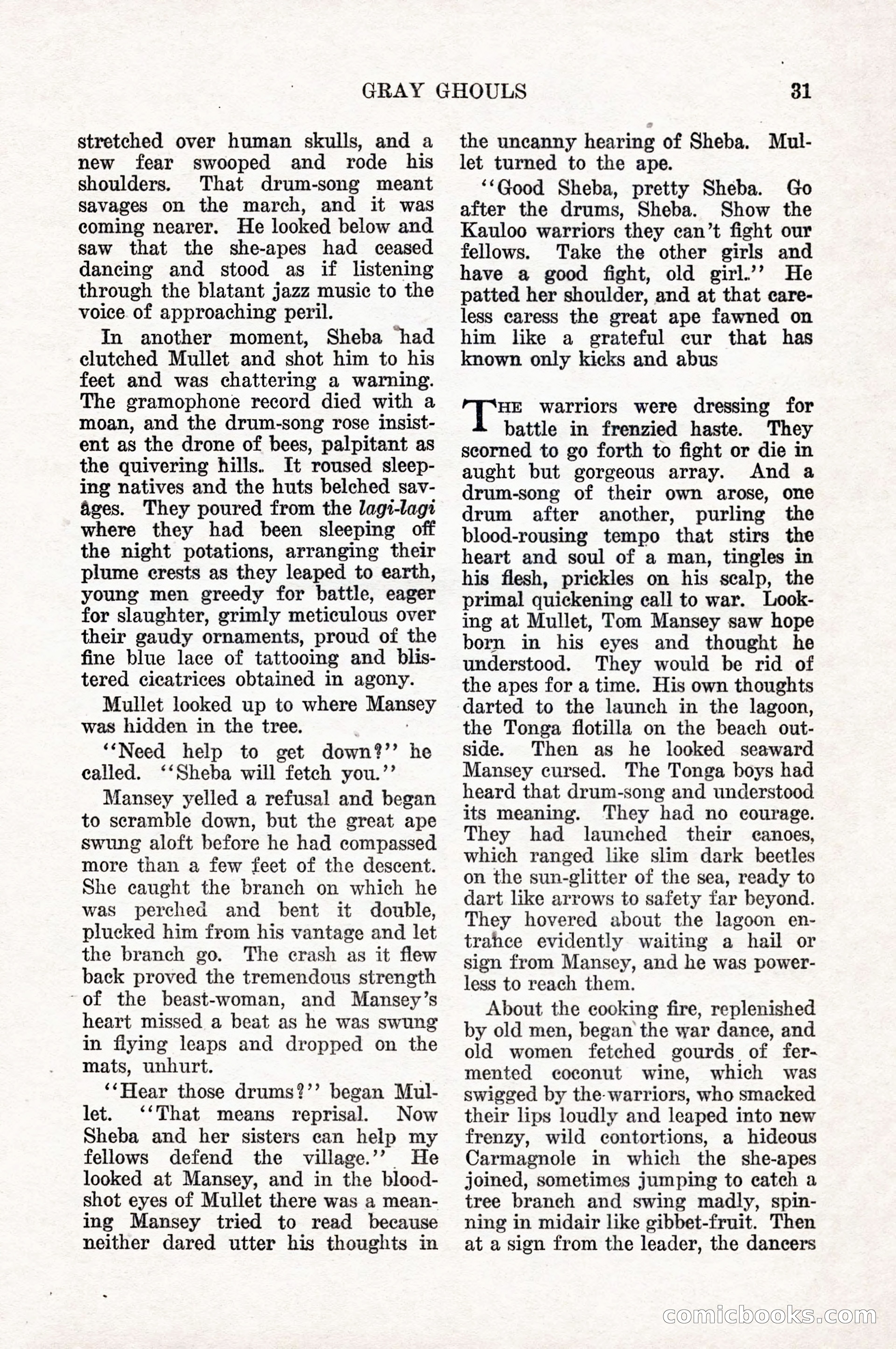 Weird Tales, Vol. 10, No. 1 — page 33 of 148