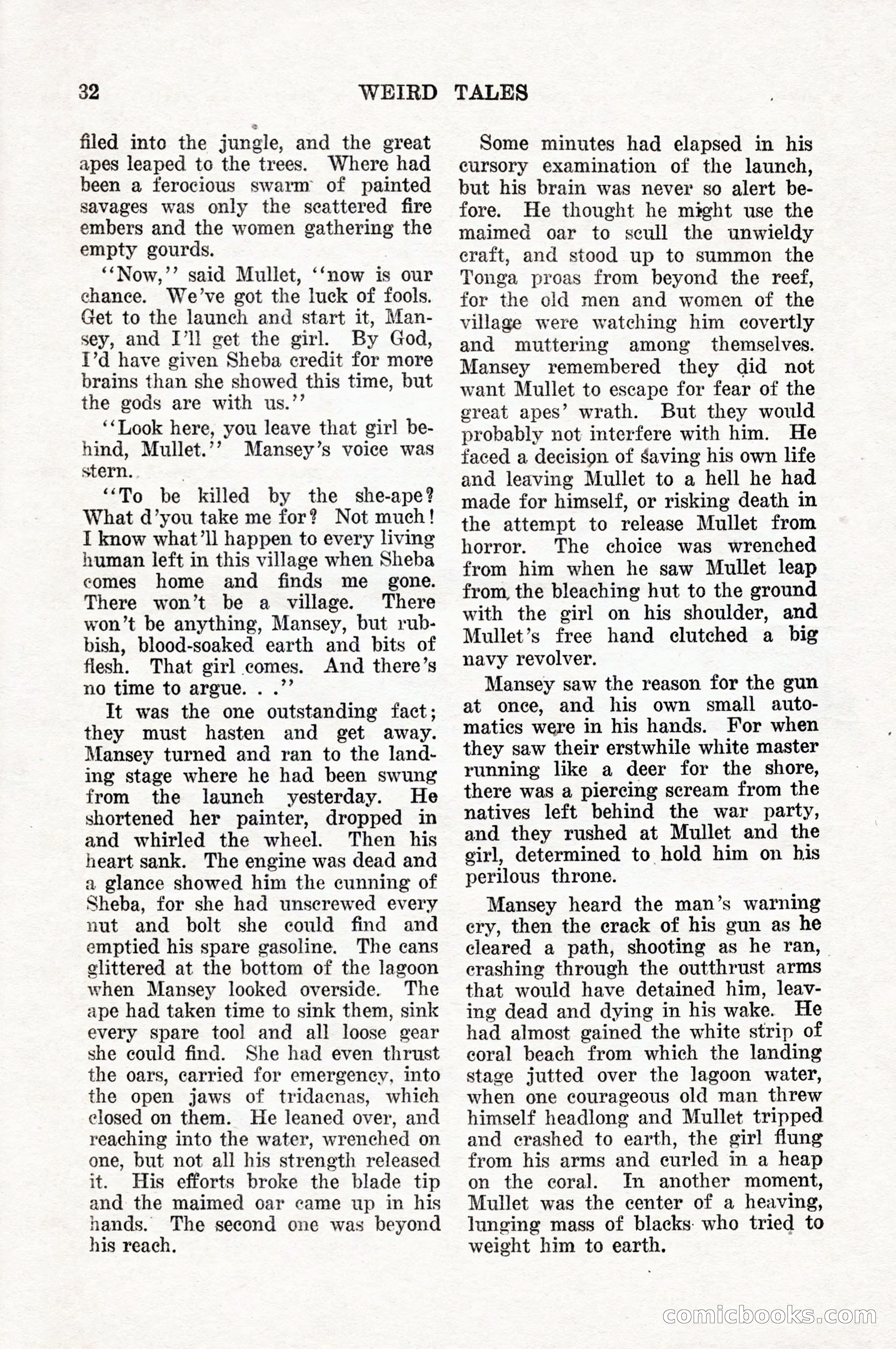 Weird Tales, Vol. 10, No. 1 — page 34 of 148