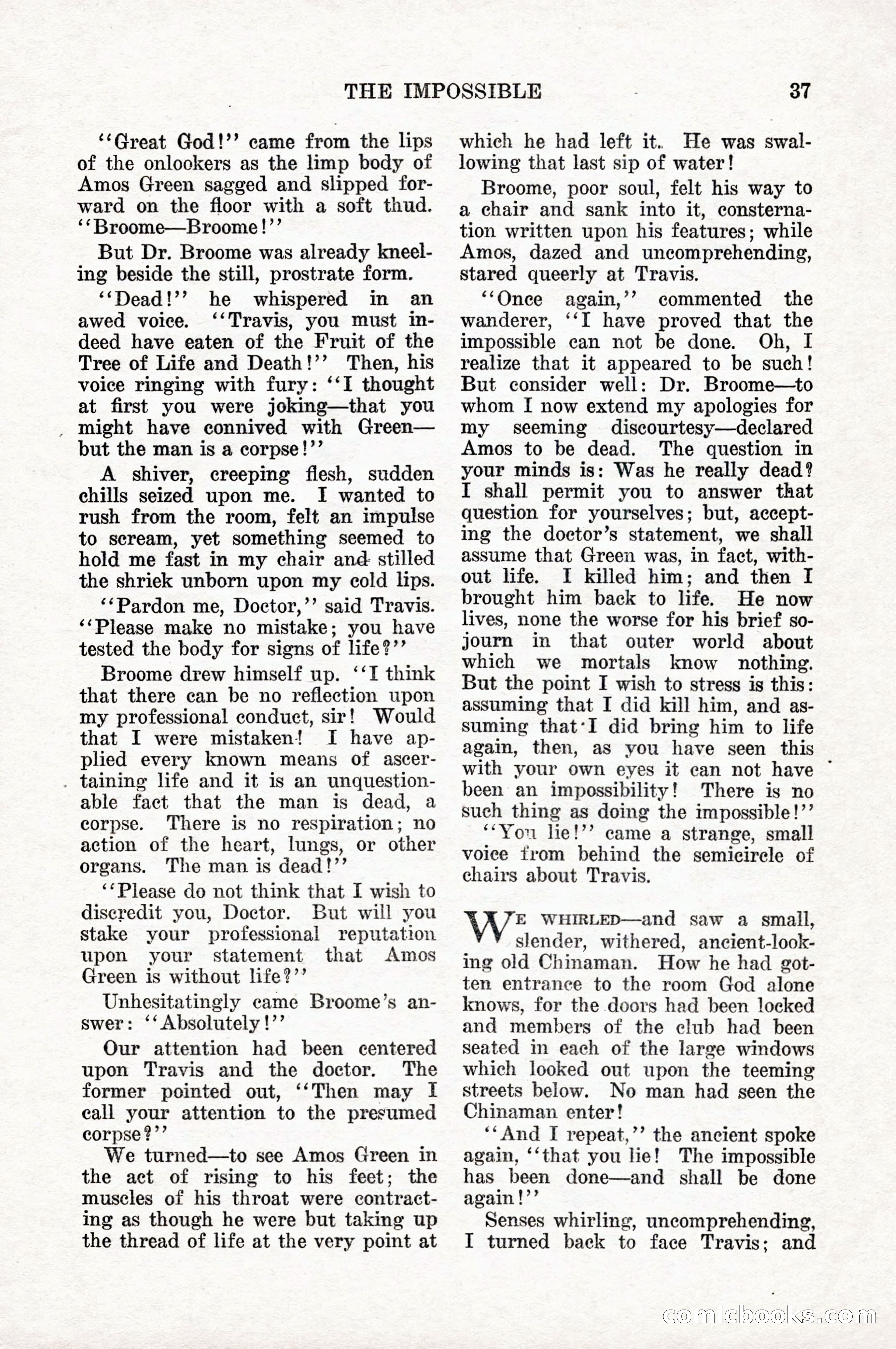 Weird Tales, Vol. 10, No. 1 — page 39 of 148
