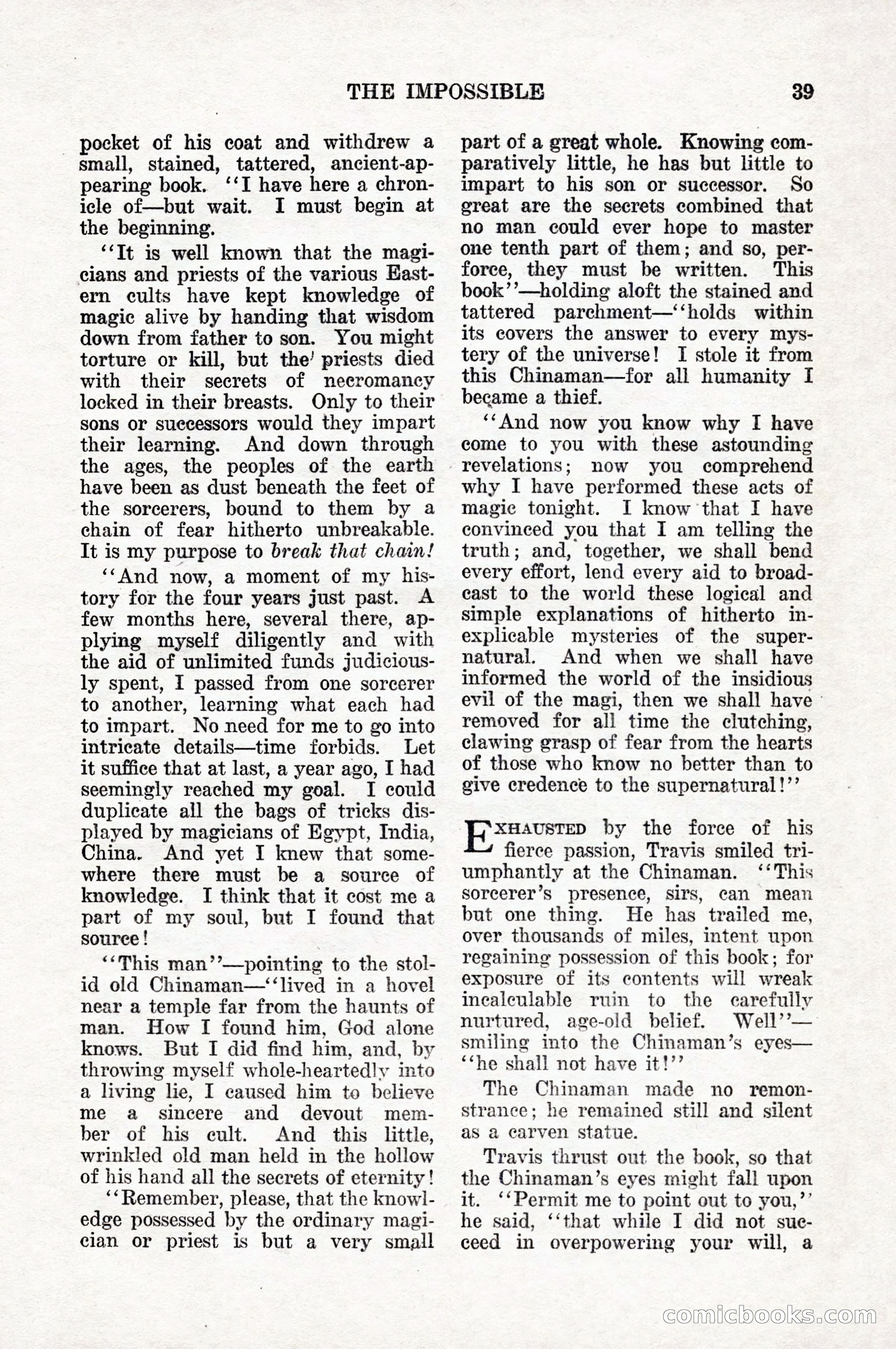 Weird Tales, Vol. 10, No. 1 — page 41 of 148