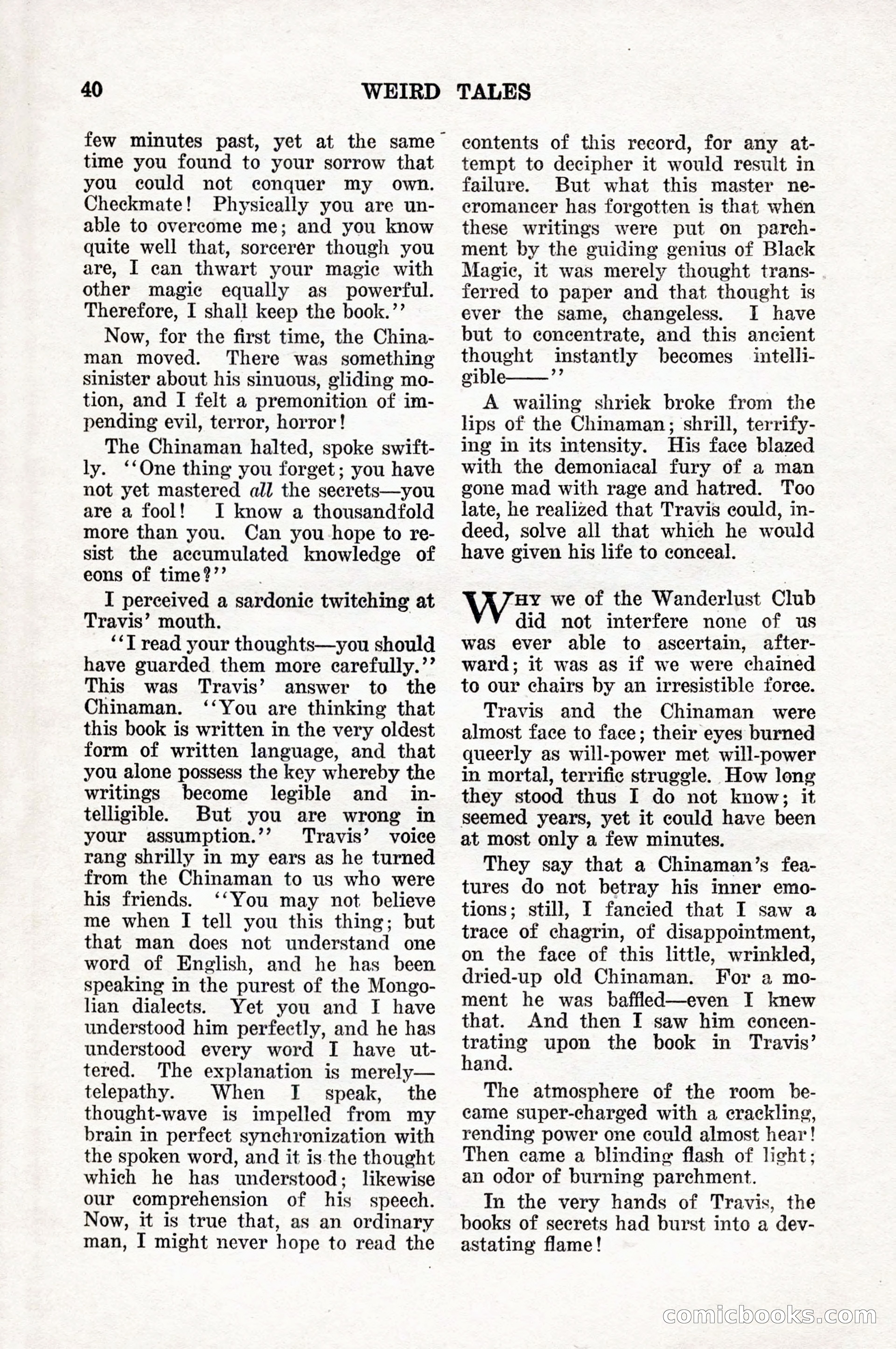 Weird Tales, Vol. 10, No. 1 — page 42 of 148