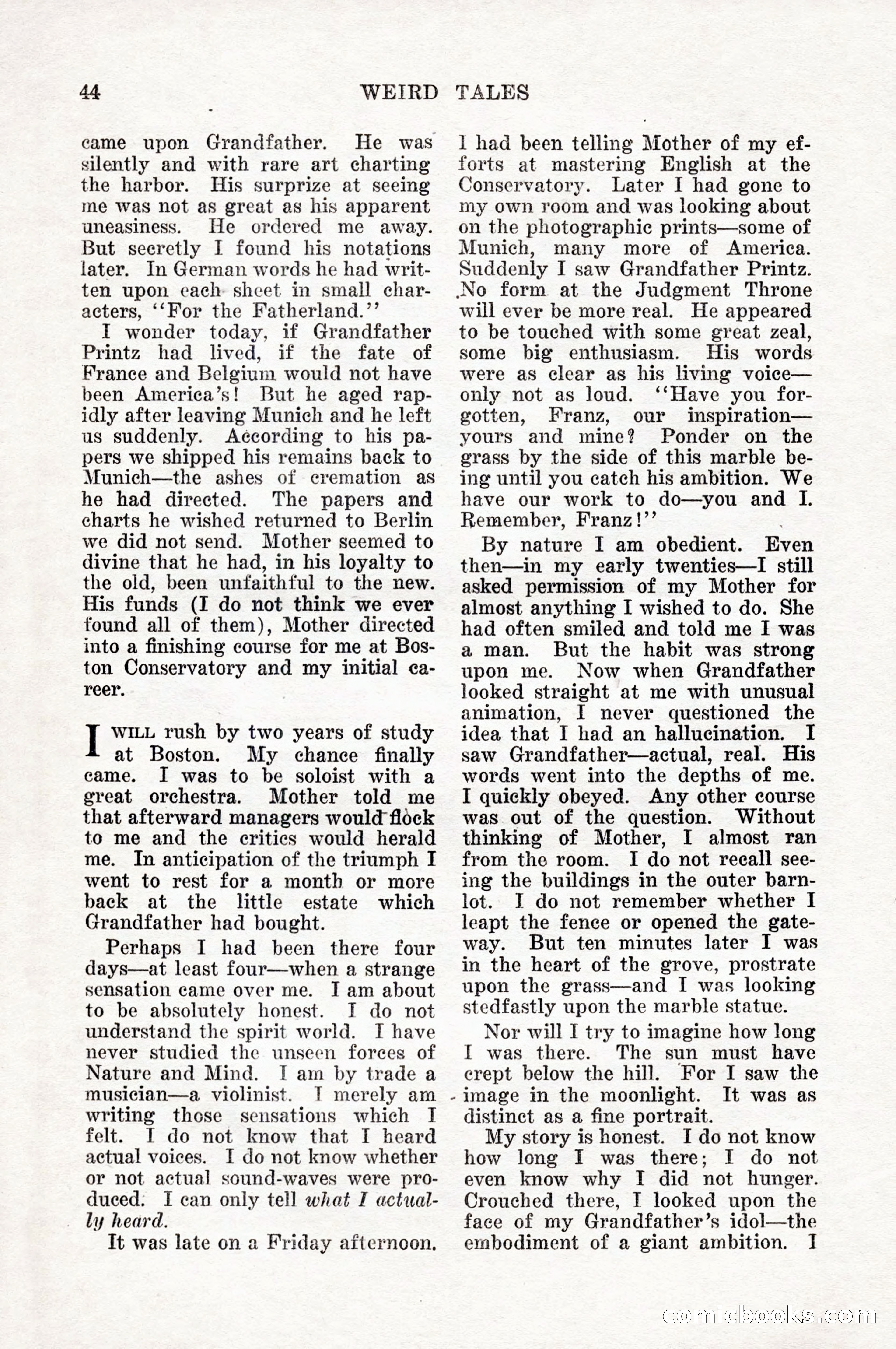 Weird Tales, Vol. 10, No. 1 — page 46 of 148