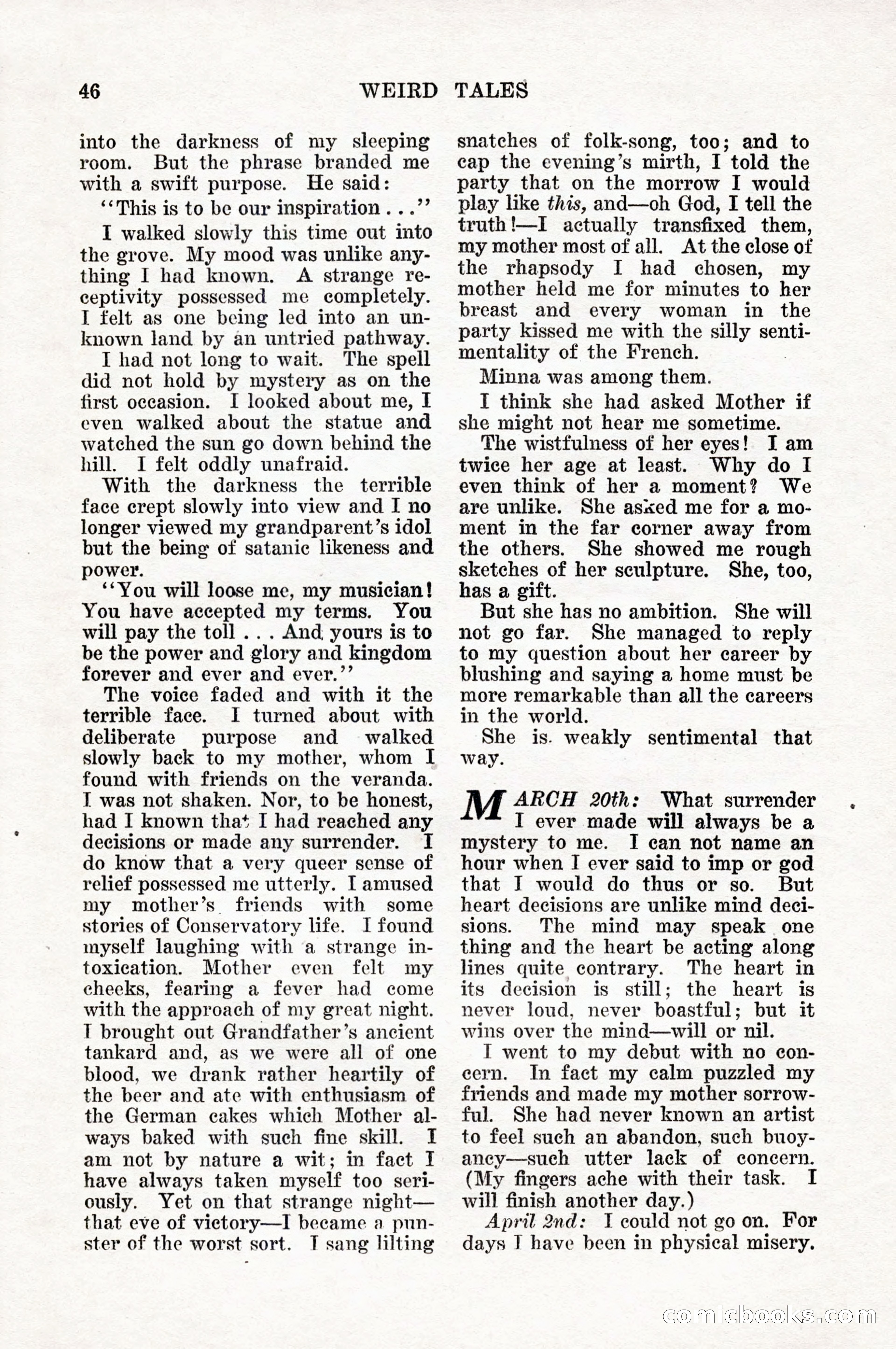 Weird Tales, Vol. 10, No. 1 — page 48 of 148