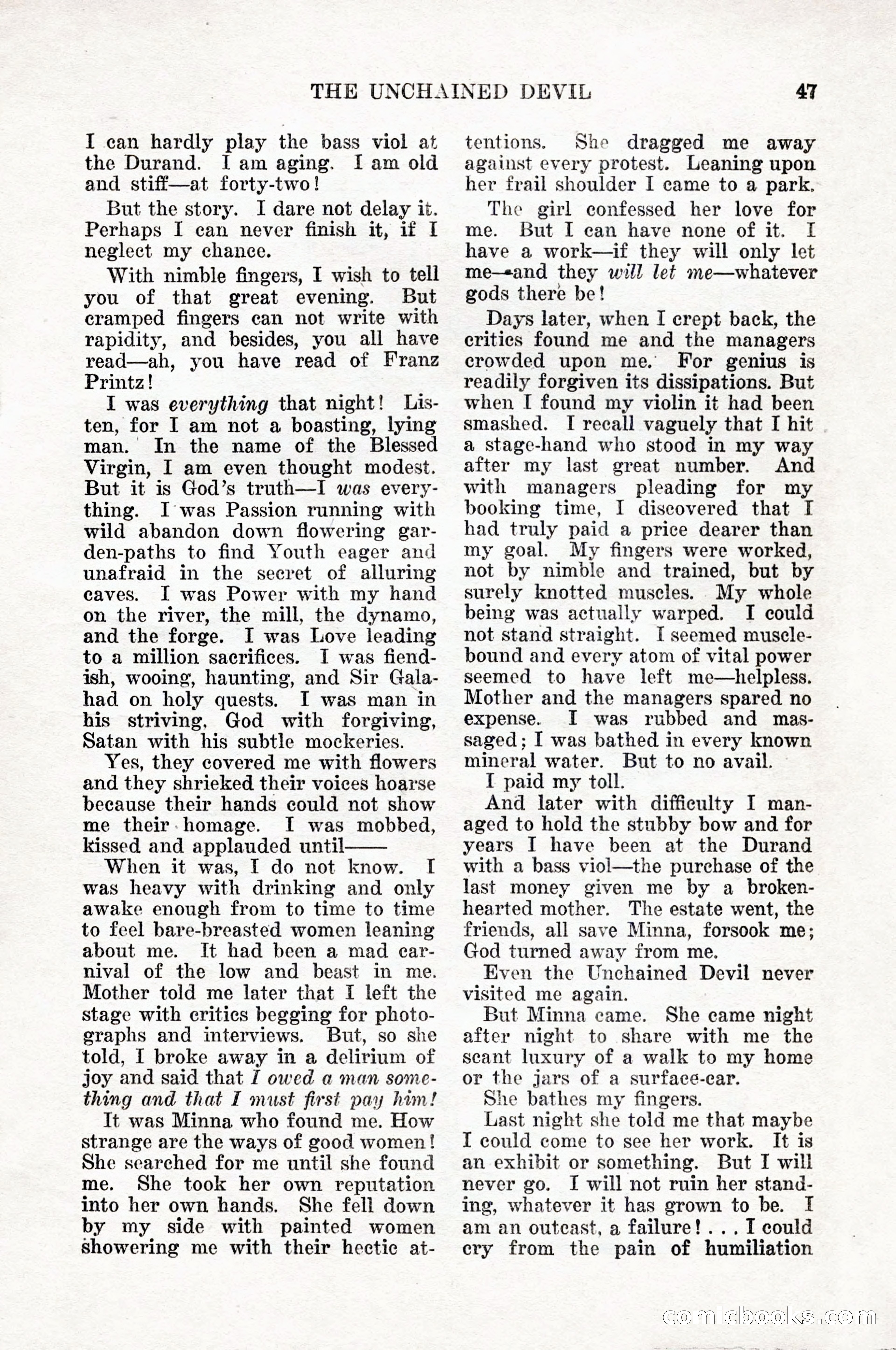 Weird Tales, Vol. 10, No. 1 — page 49 of 148