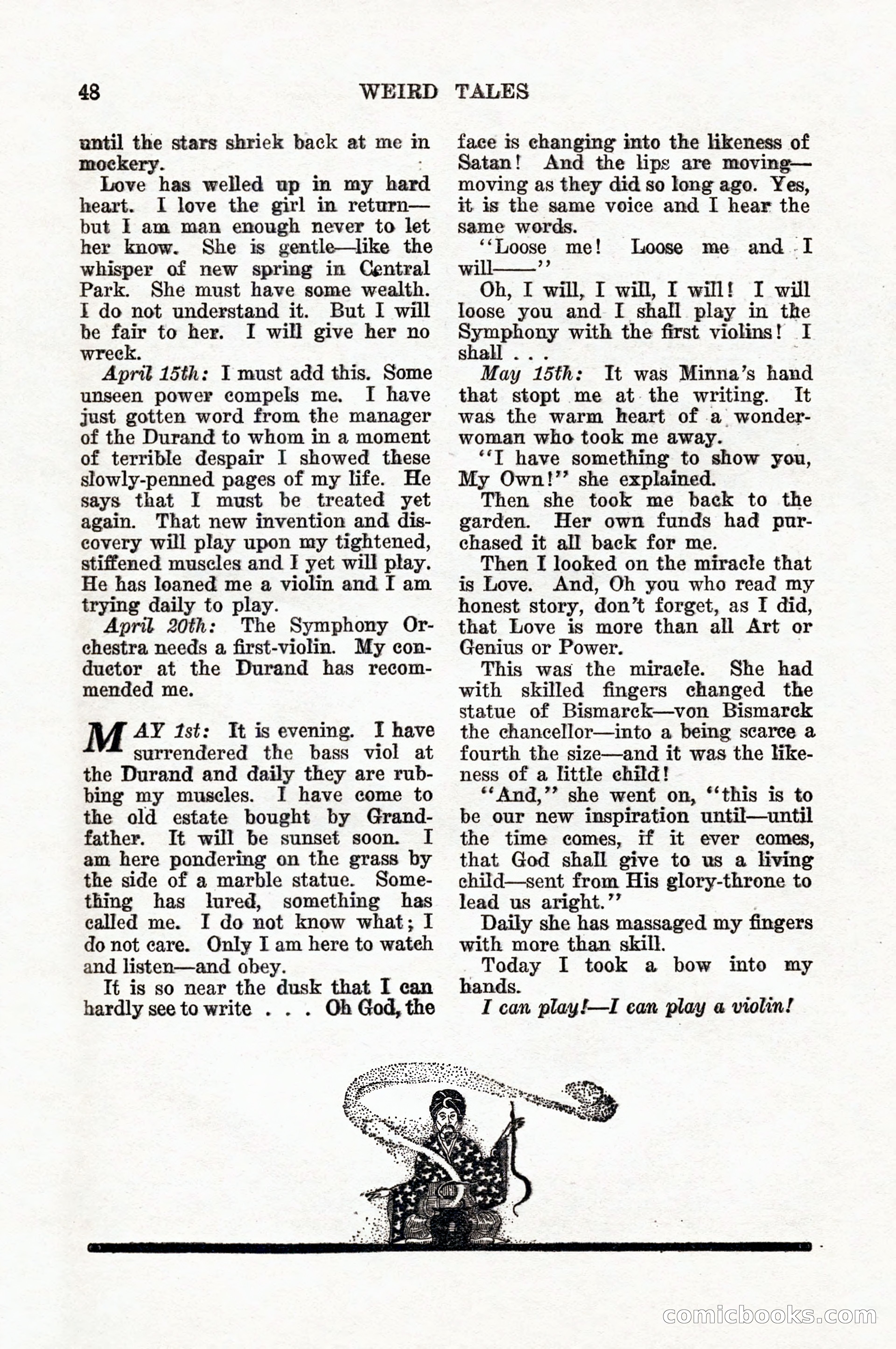 Weird Tales, Vol. 10, No. 1 — page 50 of 148