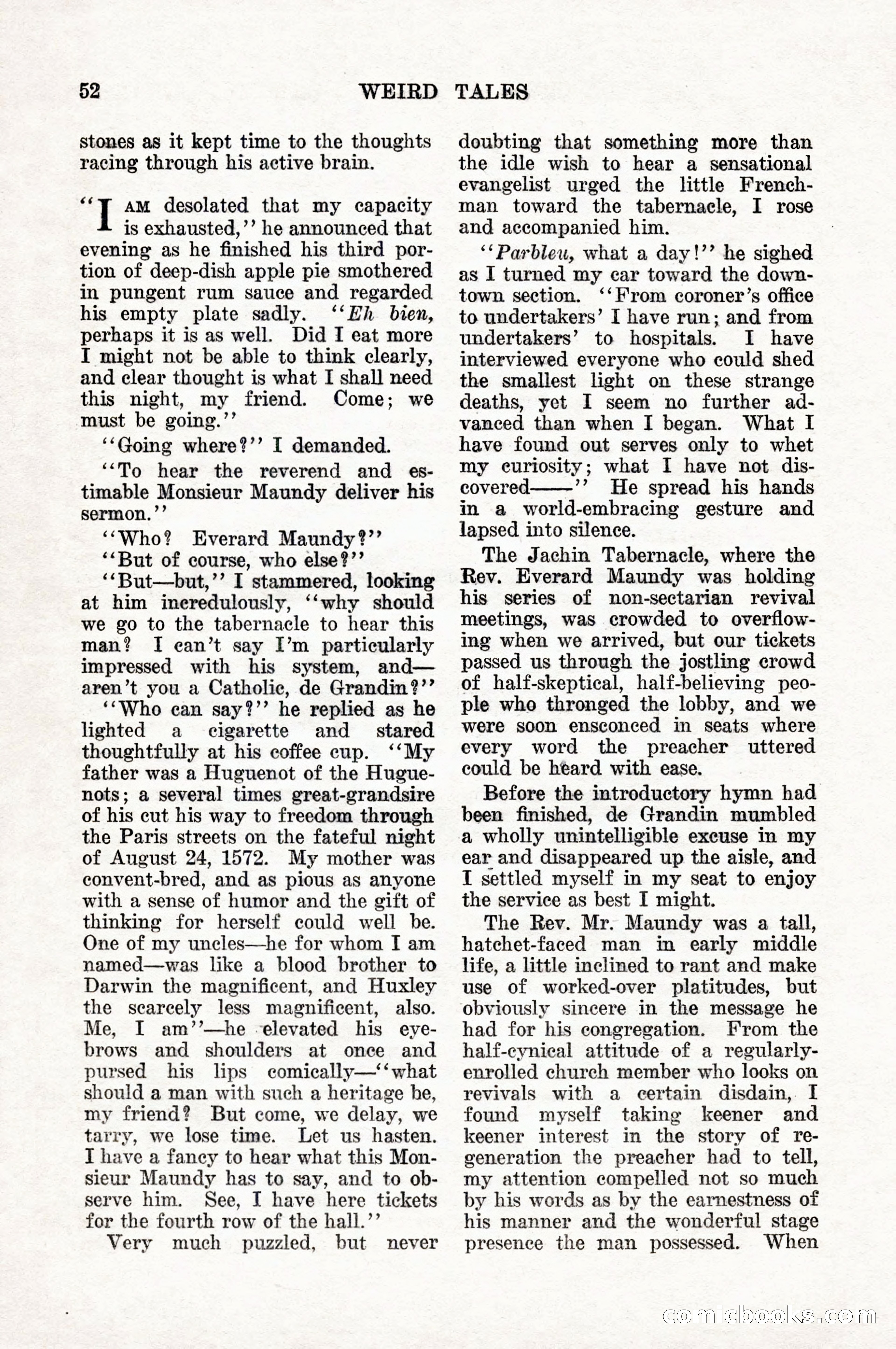 Weird Tales, Vol. 10, No. 1 — page 54 of 148