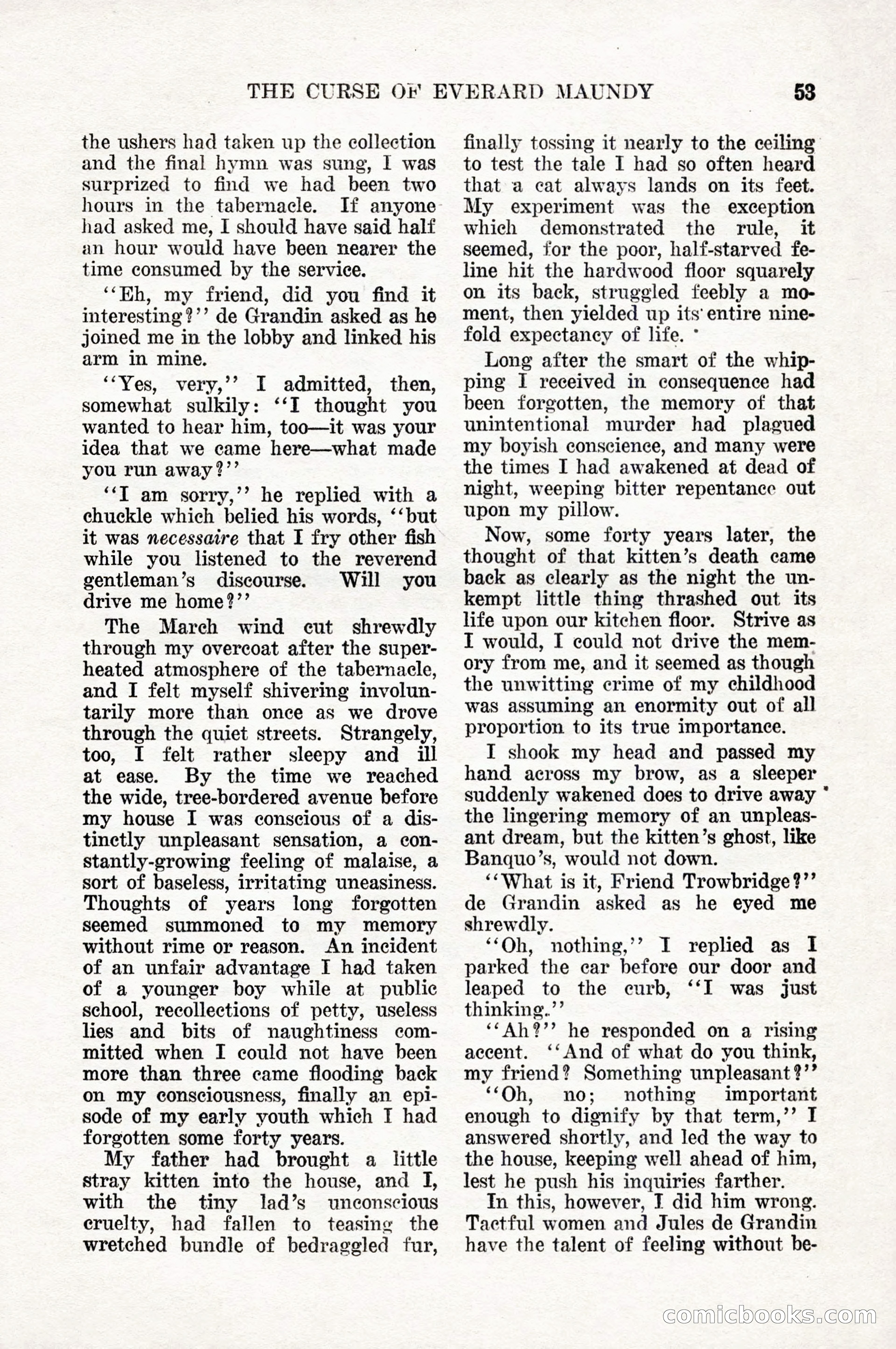 Weird Tales, Vol. 10, No. 1 — page 55 of 148