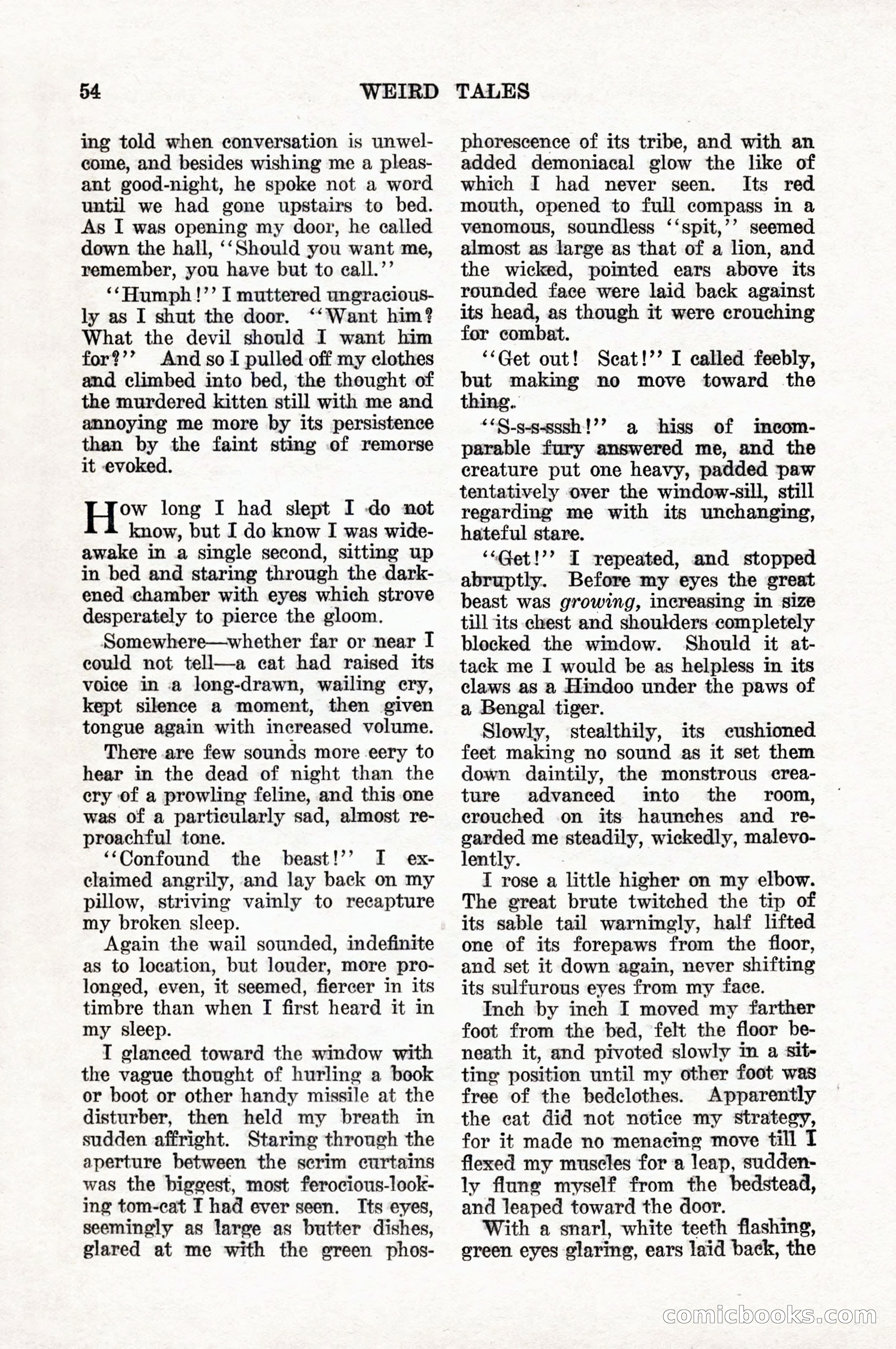 Weird Tales, Vol. 10, No. 1 — page 56 of 148