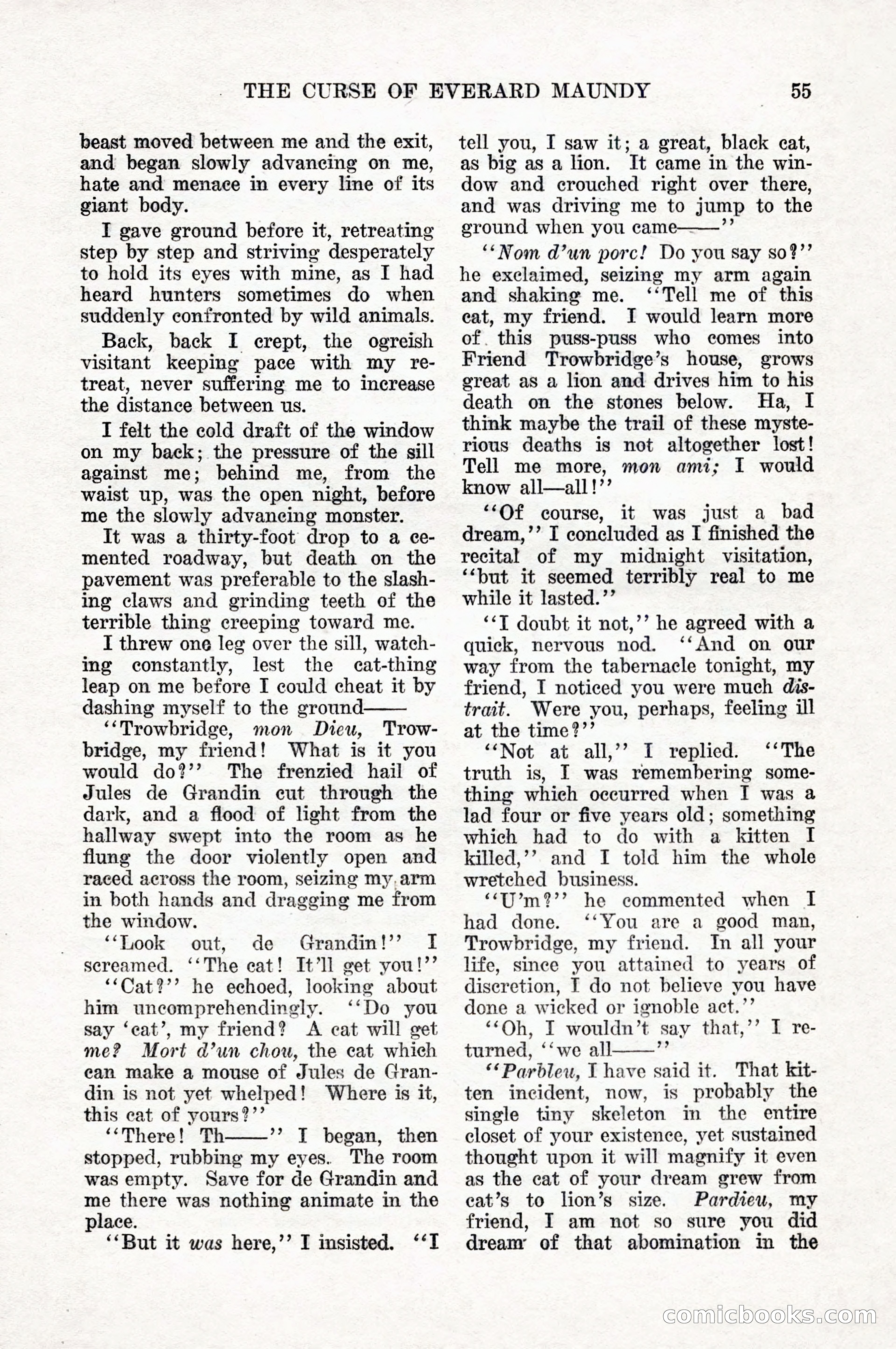 Weird Tales, Vol. 10, No. 1 — page 57 of 148