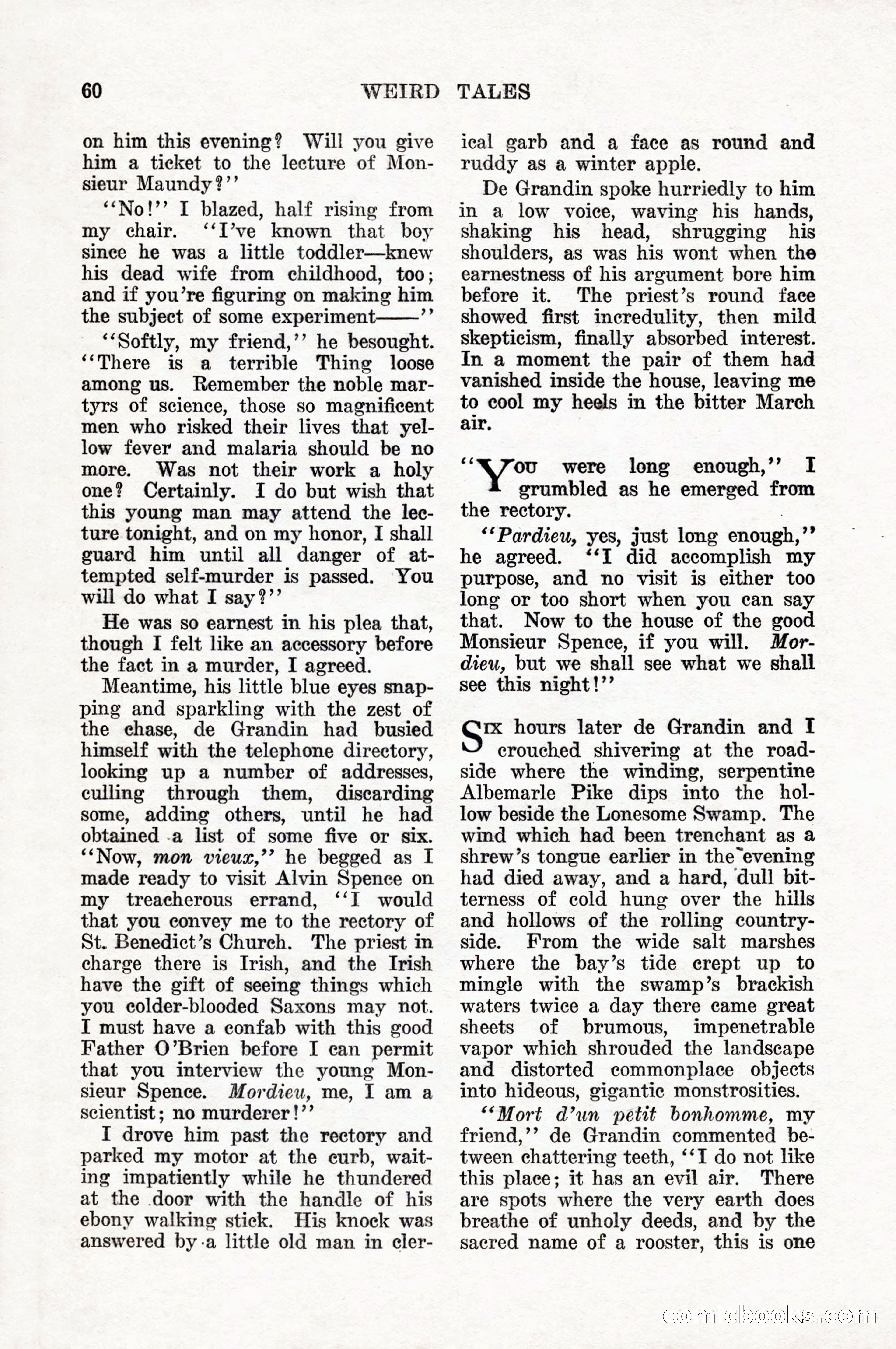 Weird Tales, Vol. 10, No. 1 — page 62 of 148