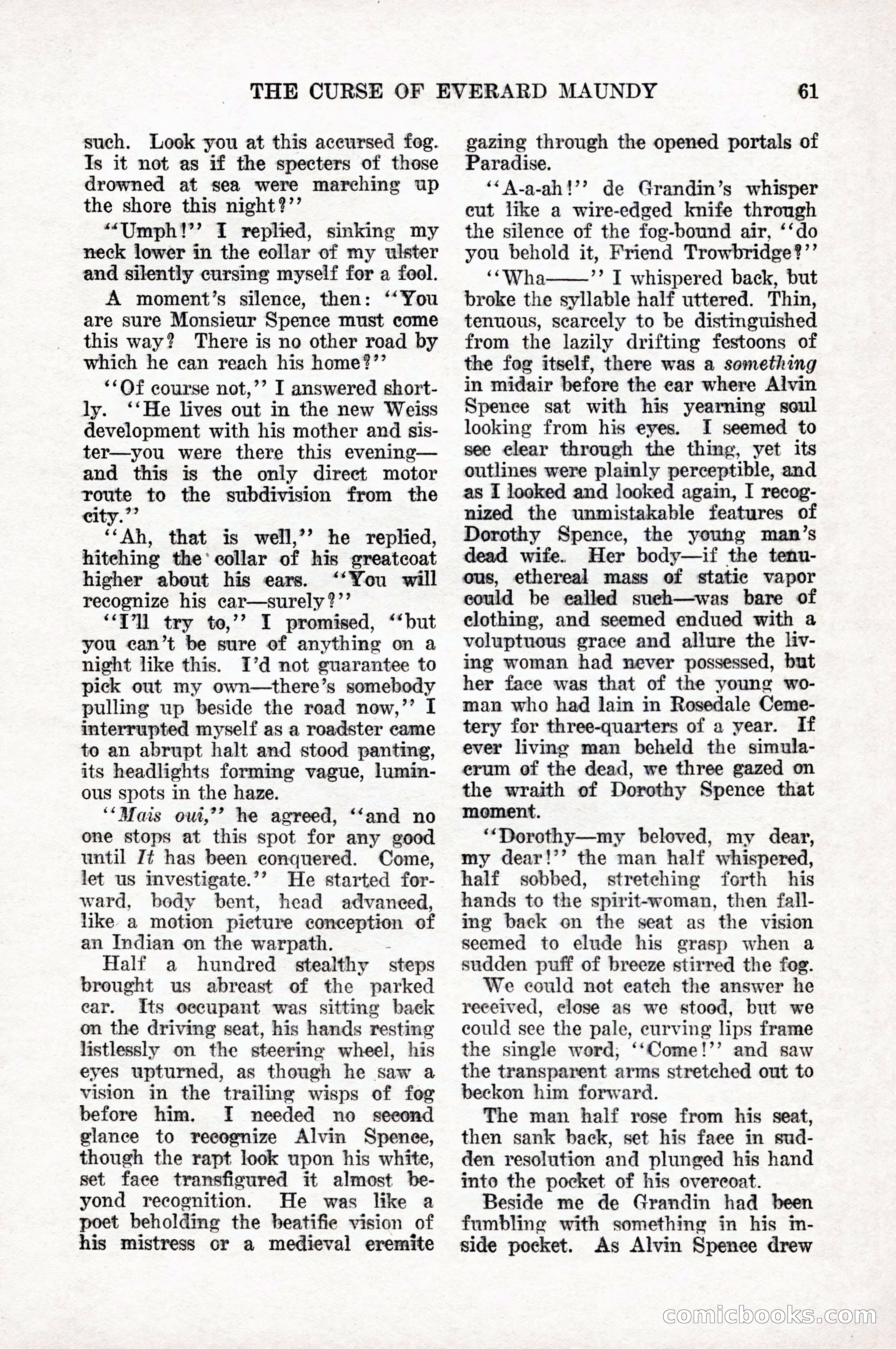 Weird Tales, Vol. 10, No. 1 — page 63 of 148