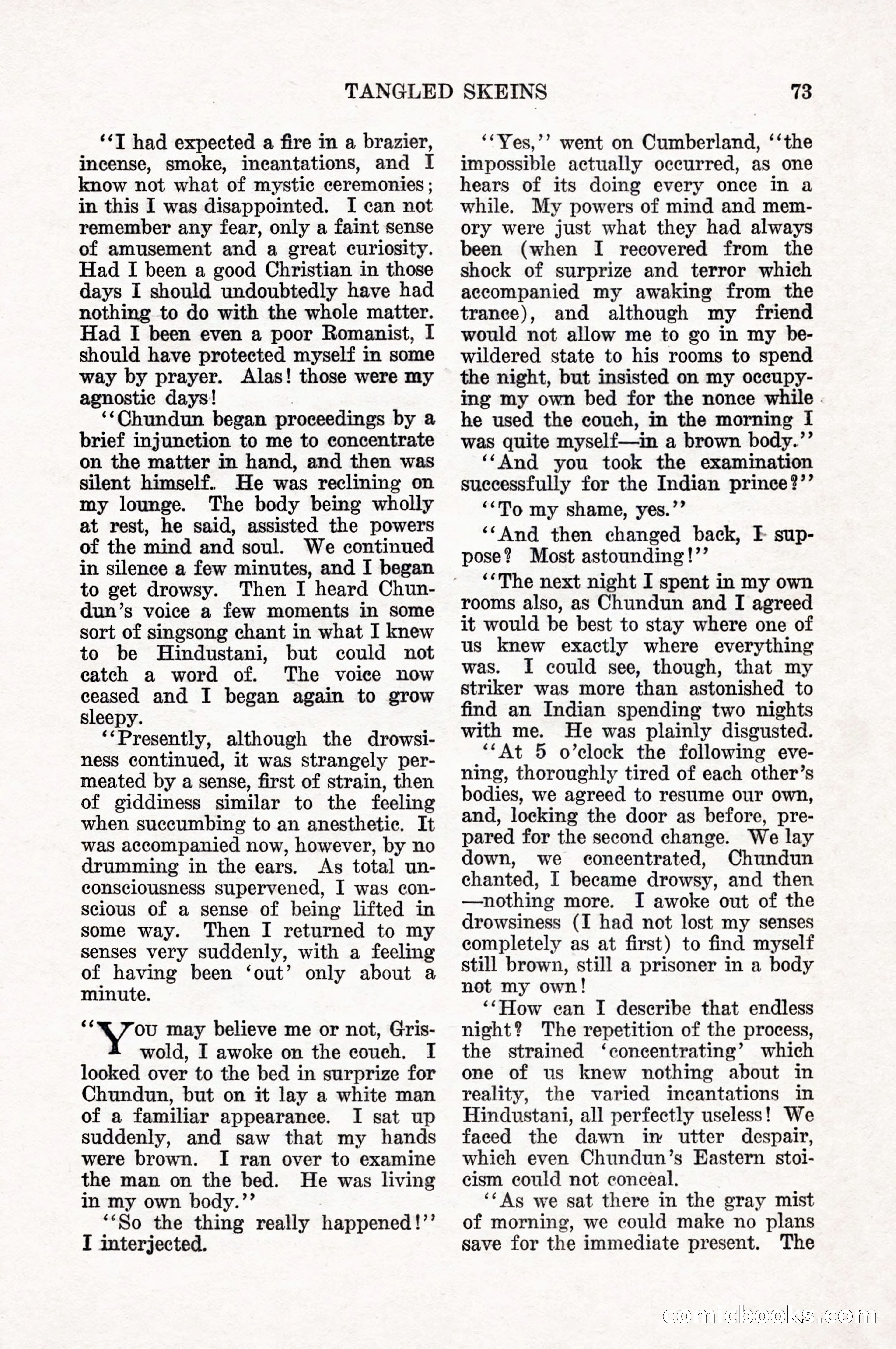 Weird Tales, Vol. 10, No. 1 — page 75 of 148