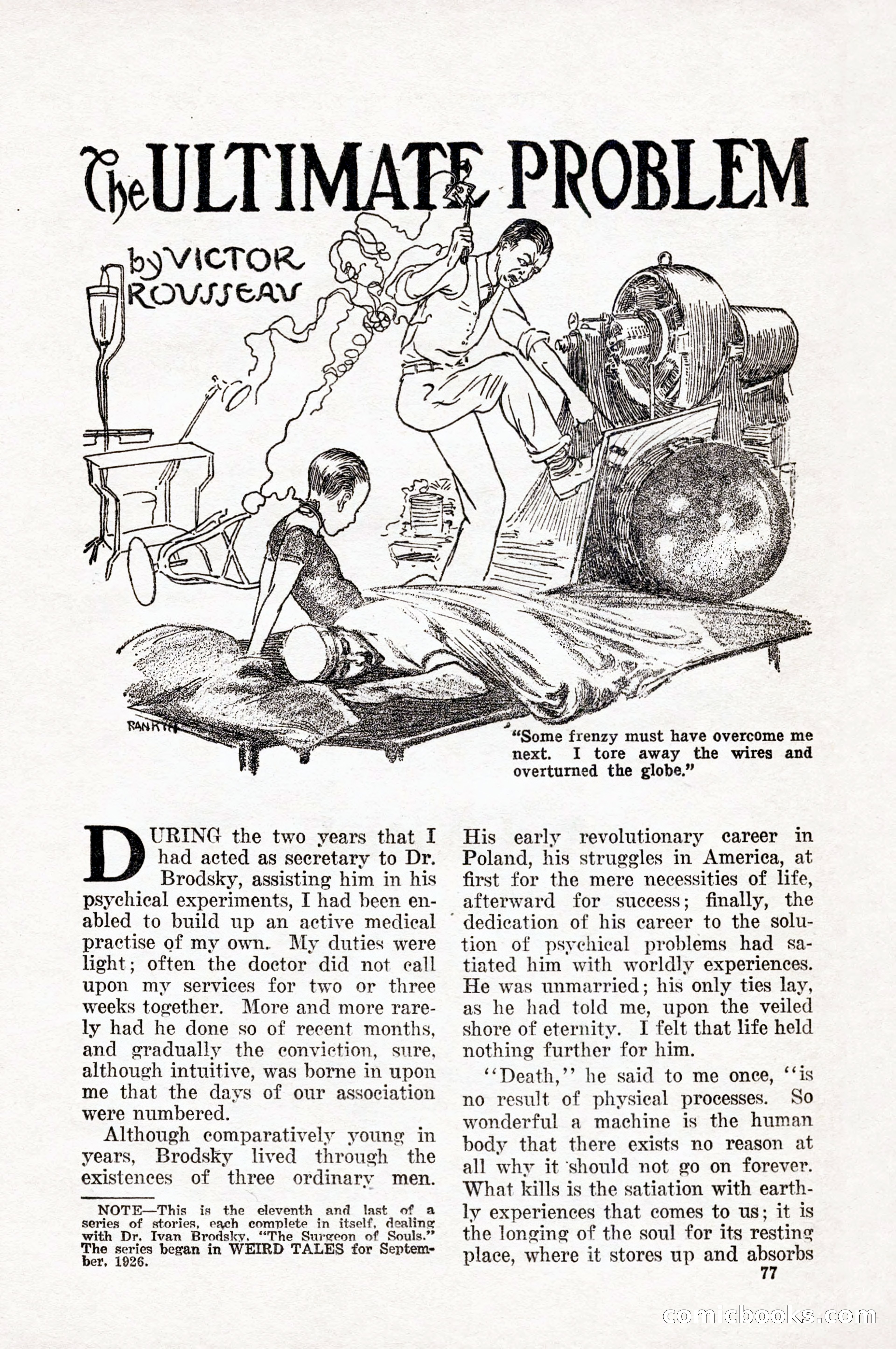 Weird Tales, Vol. 10, No. 1 — page 79 of 148