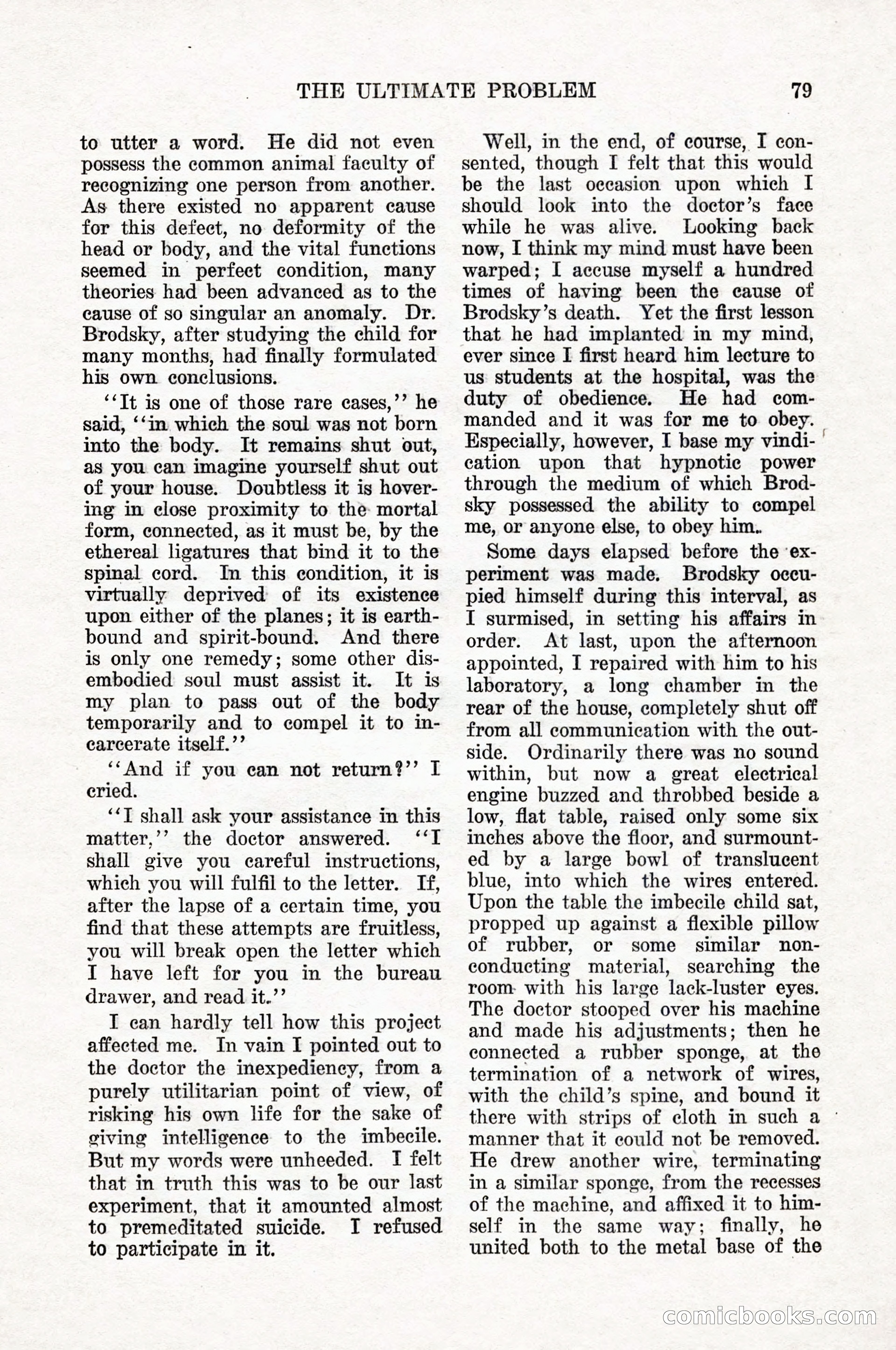 Weird Tales, Vol. 10, No. 1 — page 81 of 148