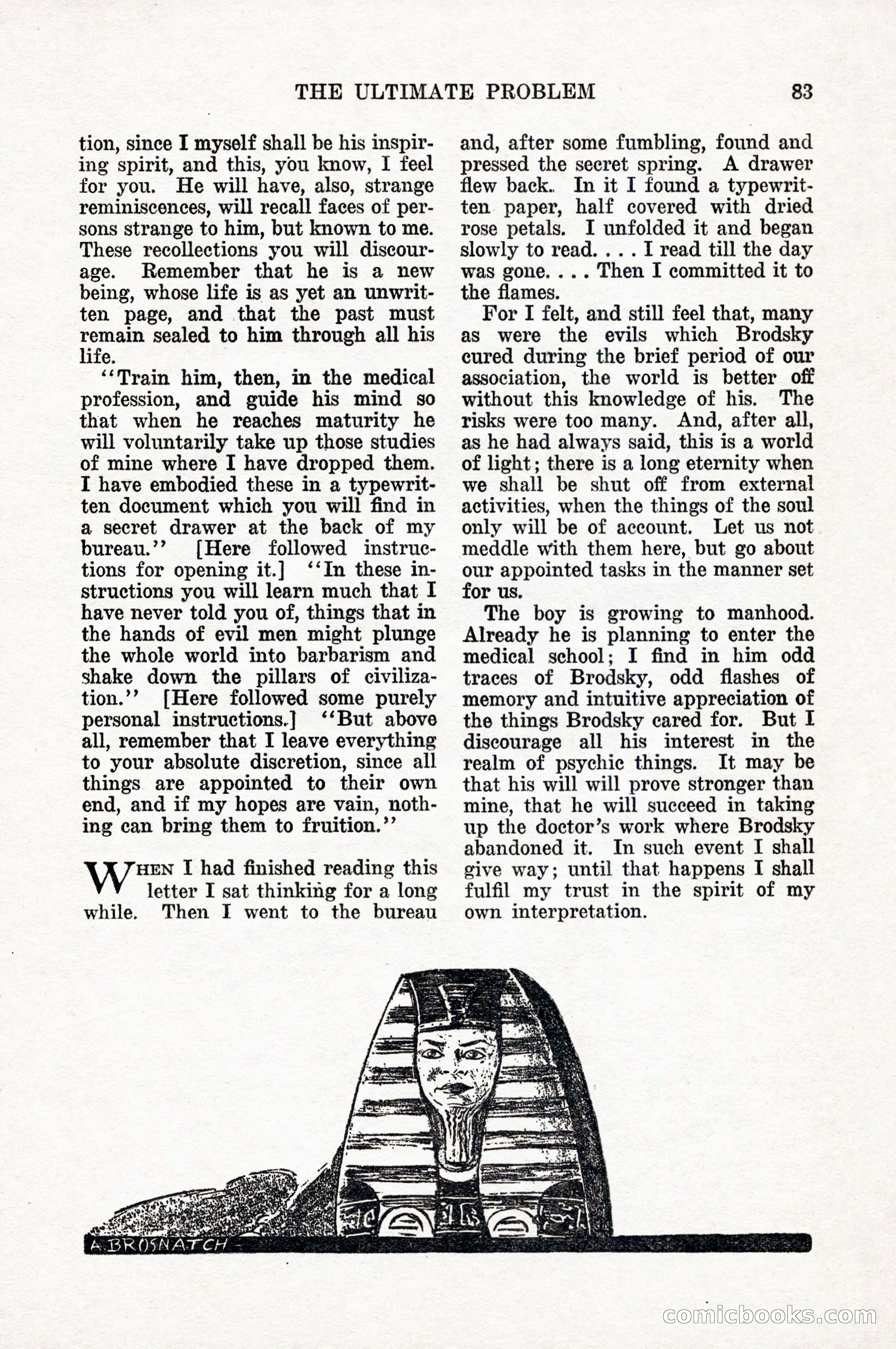 Weird Tales, Vol. 10, No. 1 — page 85 of 148