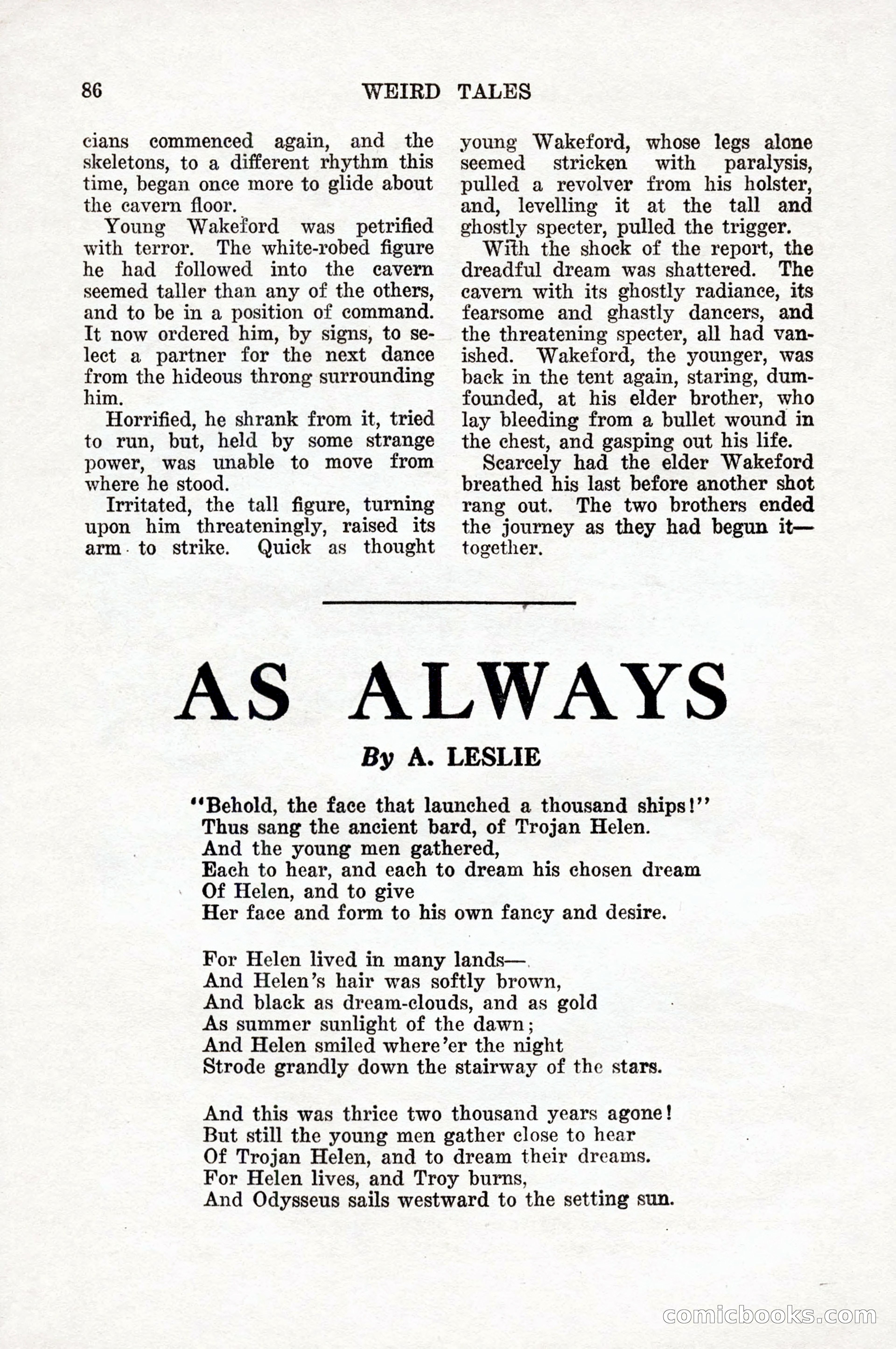 Weird Tales, Vol. 10, No. 1 — page 88 of 148