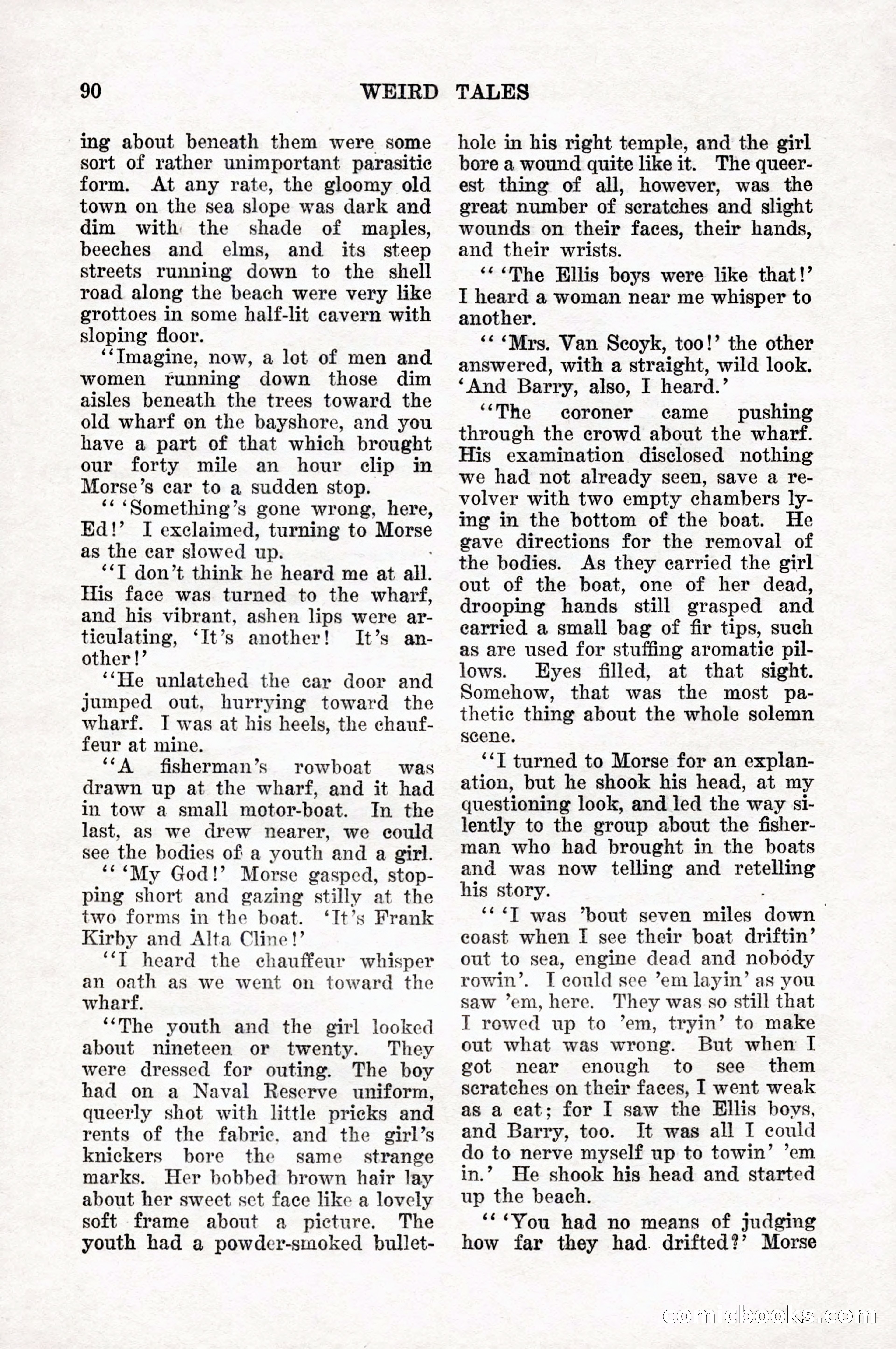 Weird Tales, Vol. 10, No. 1 — page 92 of 148