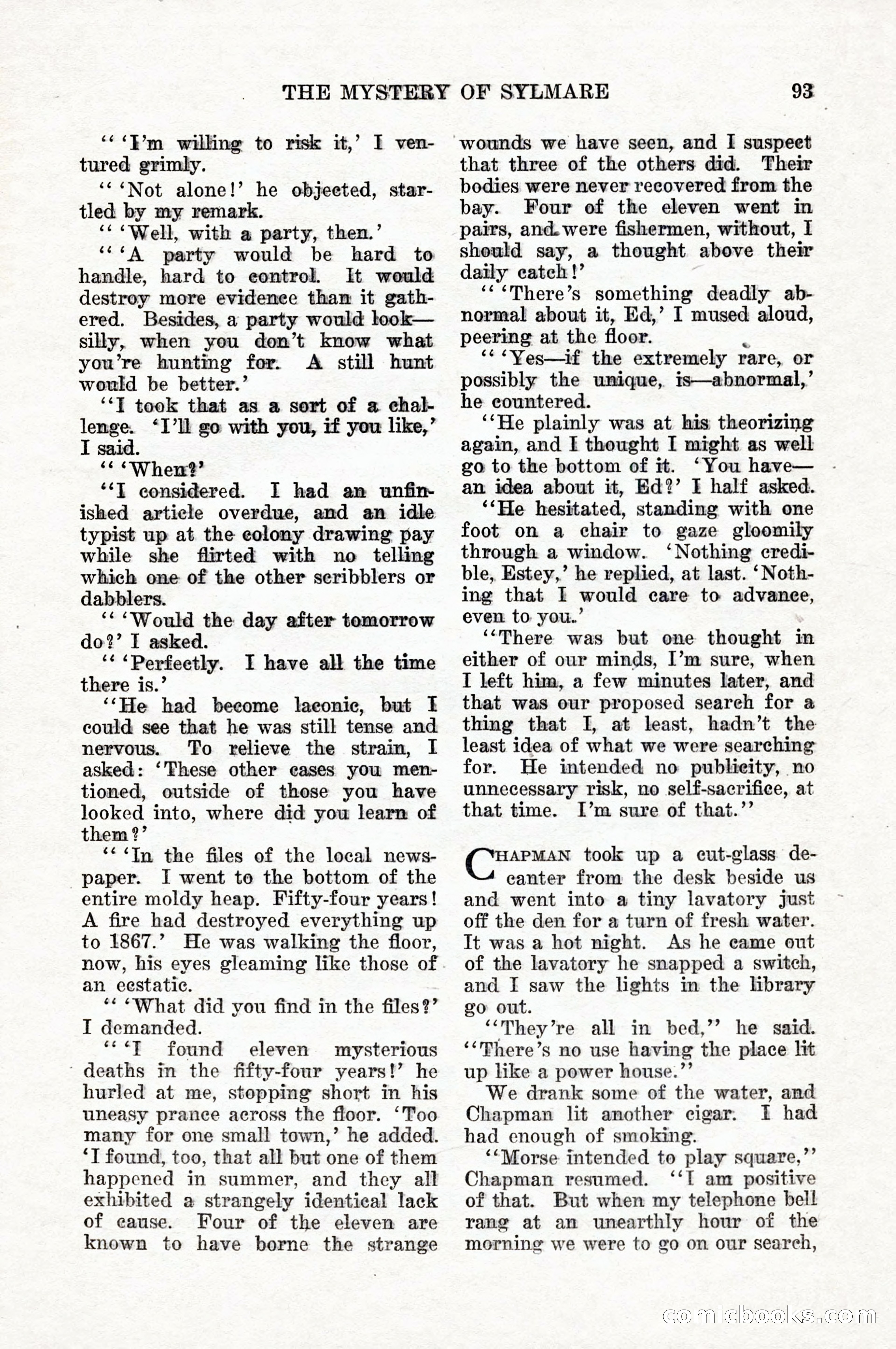 Weird Tales, Vol. 10, No. 1 — page 95 of 148