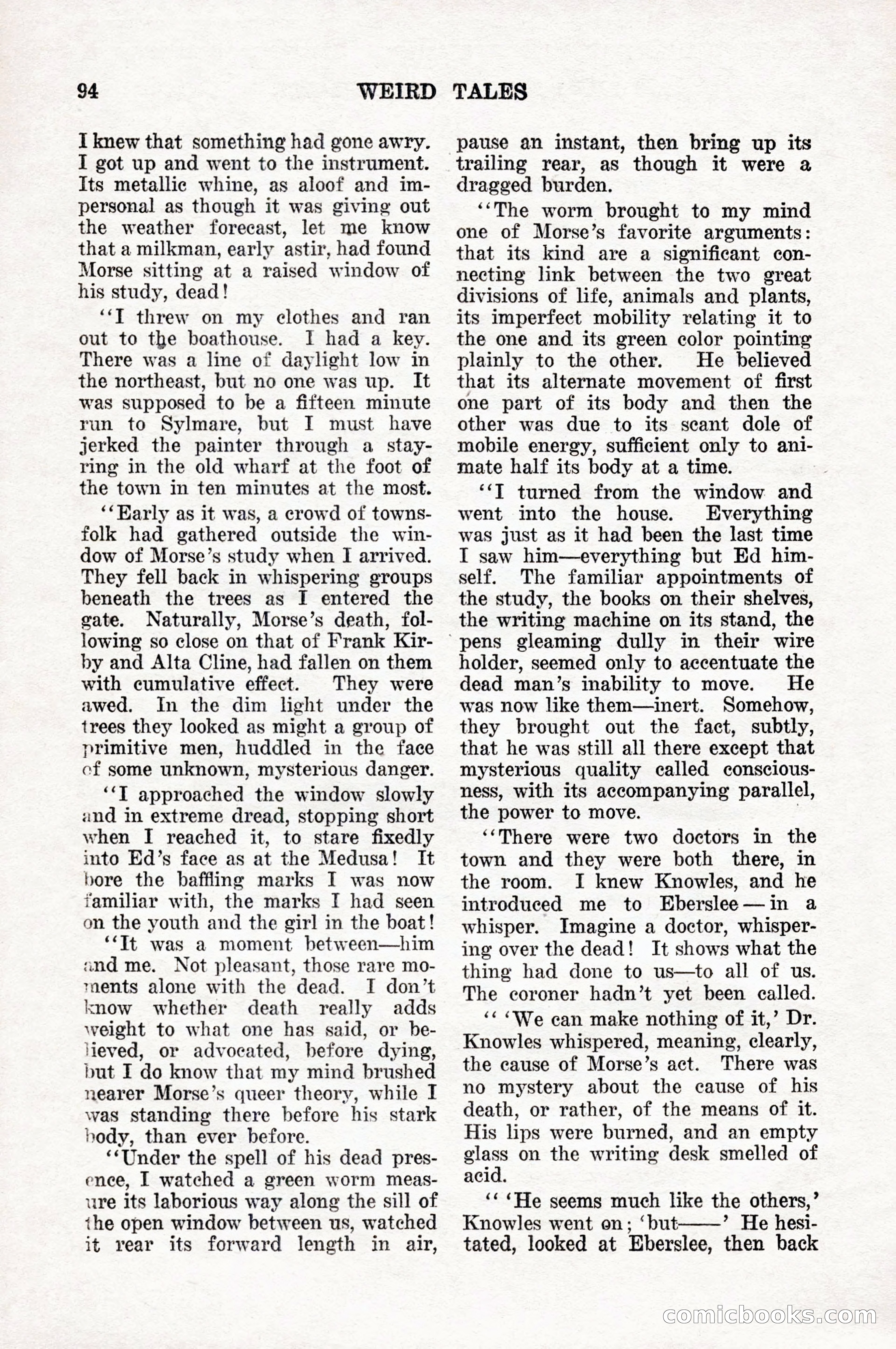 Weird Tales, Vol. 10, No. 1 — page 96 of 148