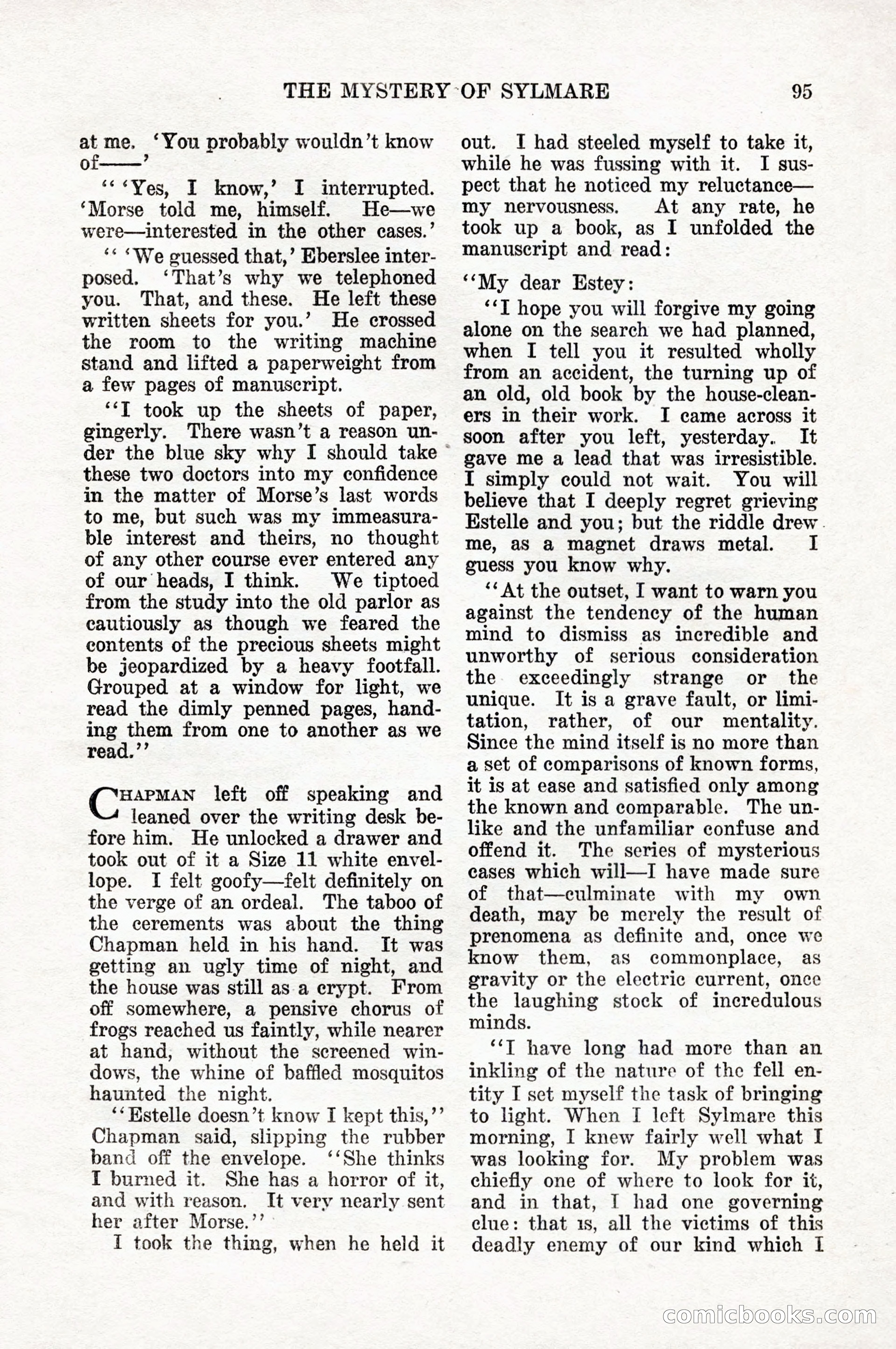 Weird Tales, Vol. 10, No. 1 — page 97 of 148