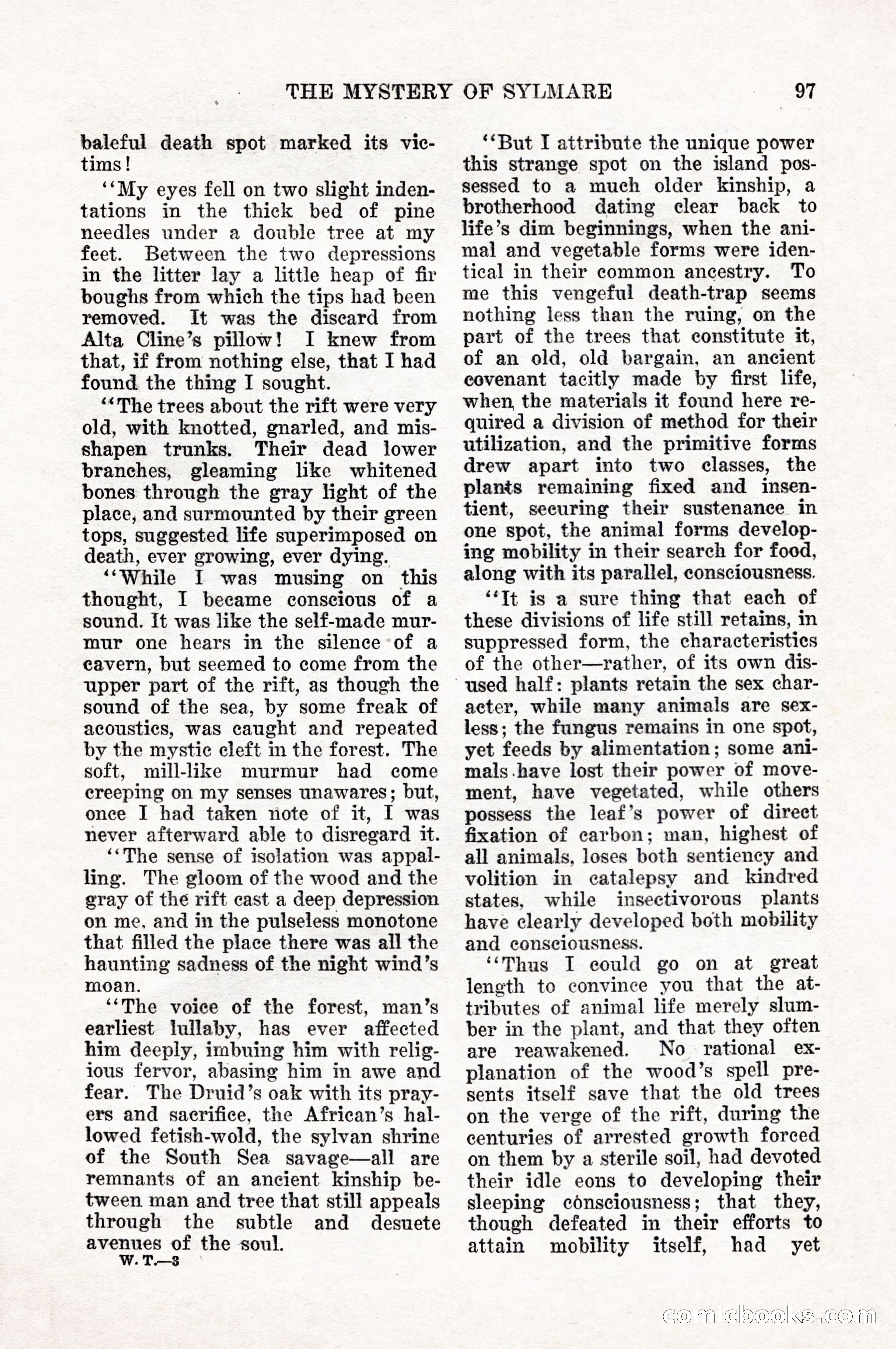Weird Tales, Vol. 10, No. 1 — page 99 of 148