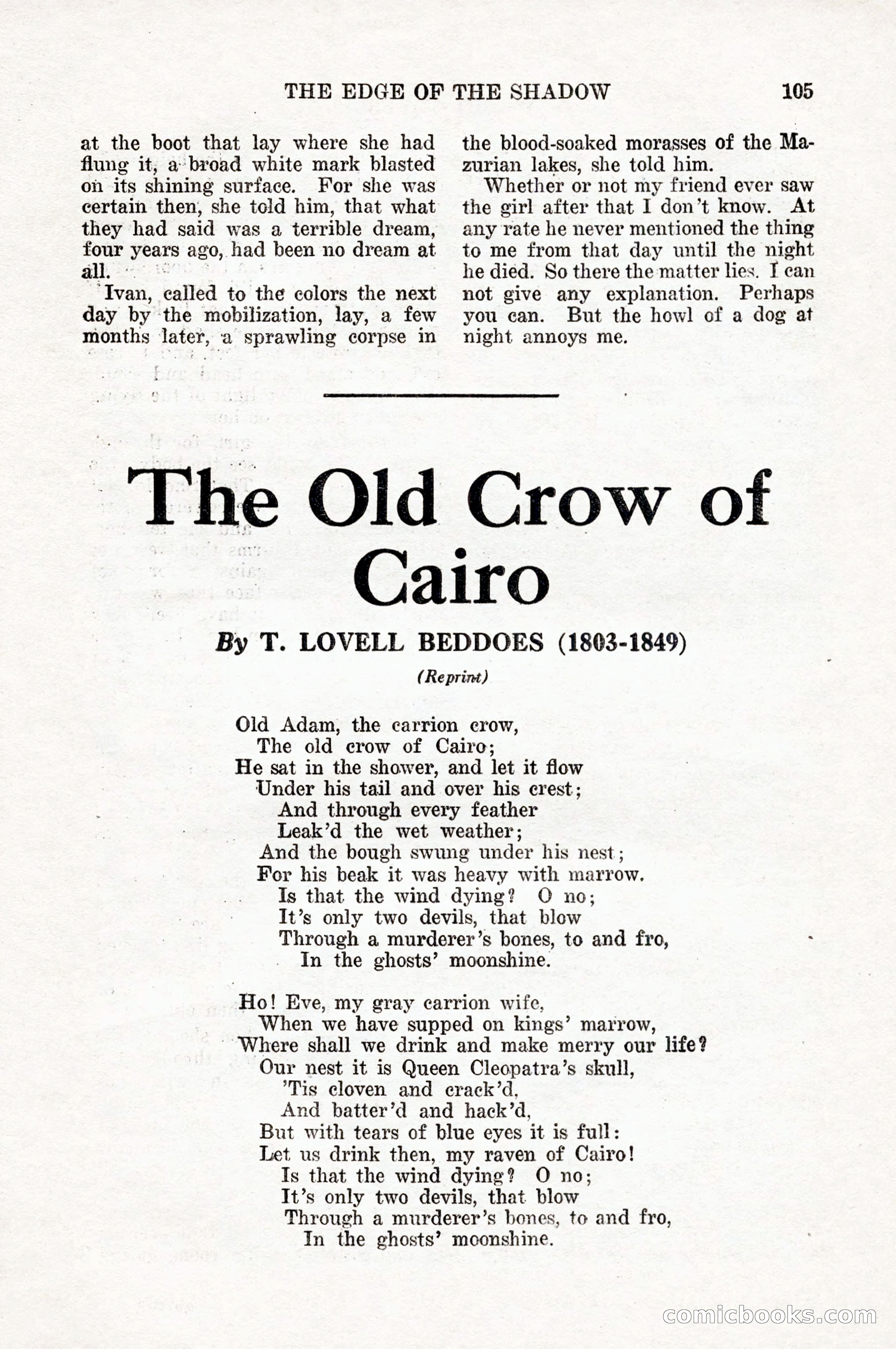 Weird Tales, Vol. 10, No. 1 — page 107 of 148